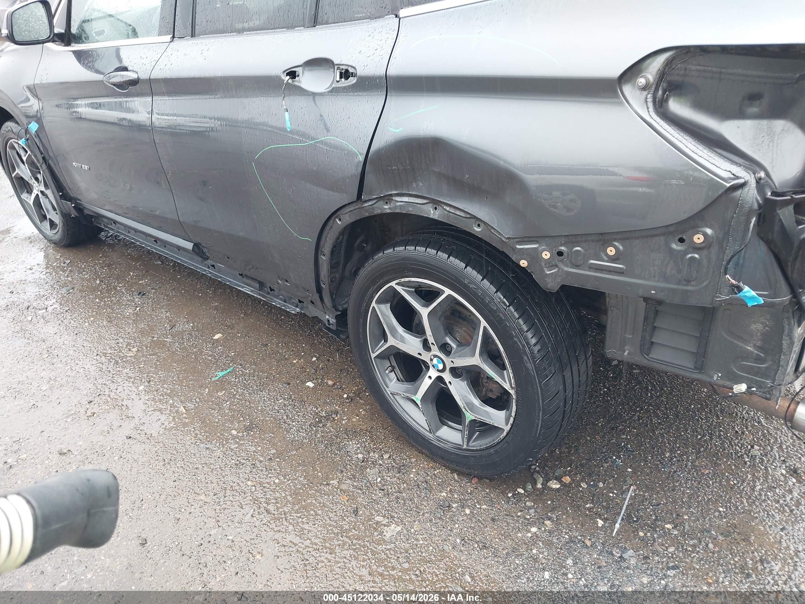 2017 Bmw X1 Xdrive28i Black vin: WBXHT3C33H5F69656