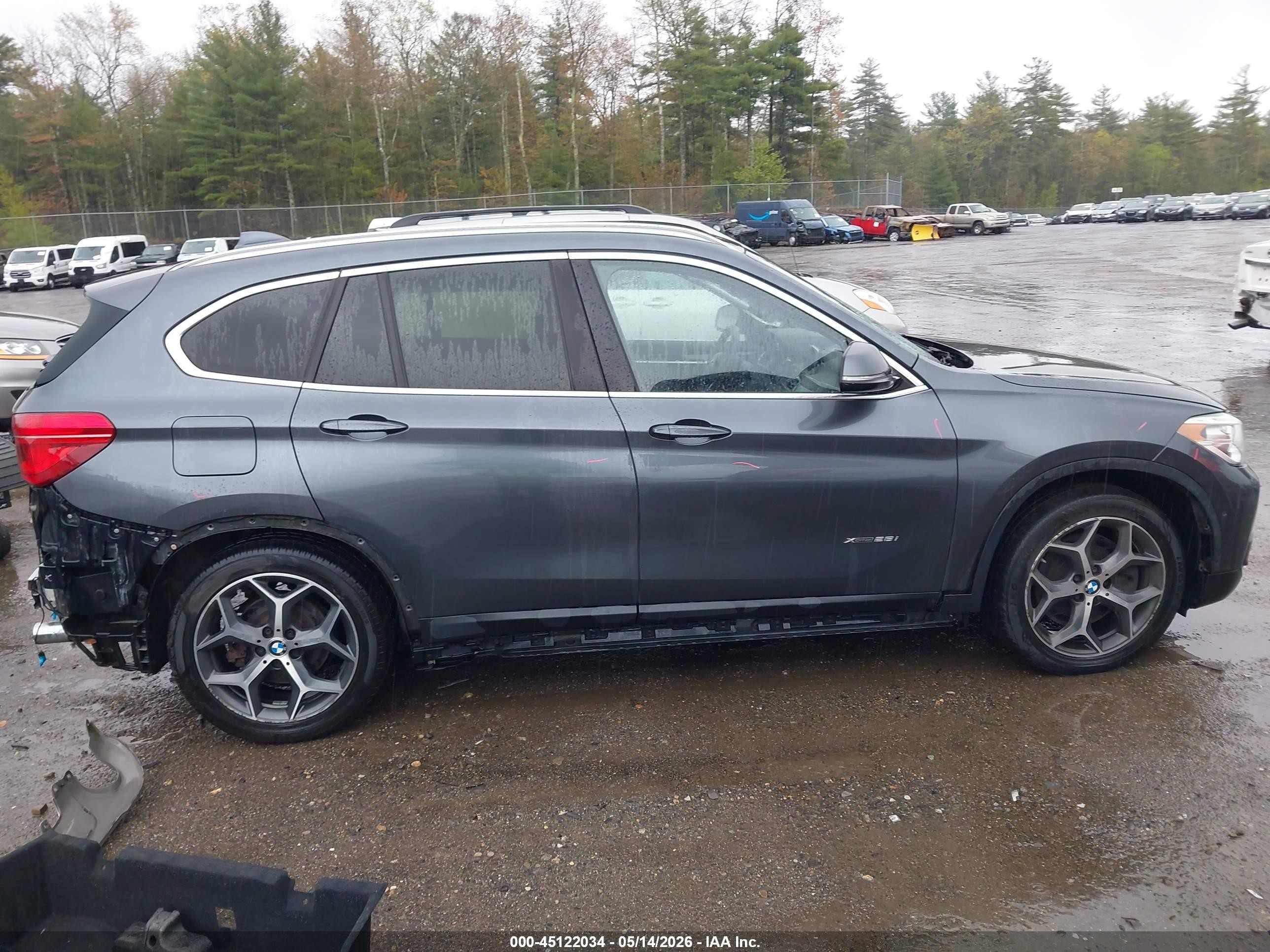 2017 Bmw X1 Xdrive28i Black vin: WBXHT3C33H5F69656