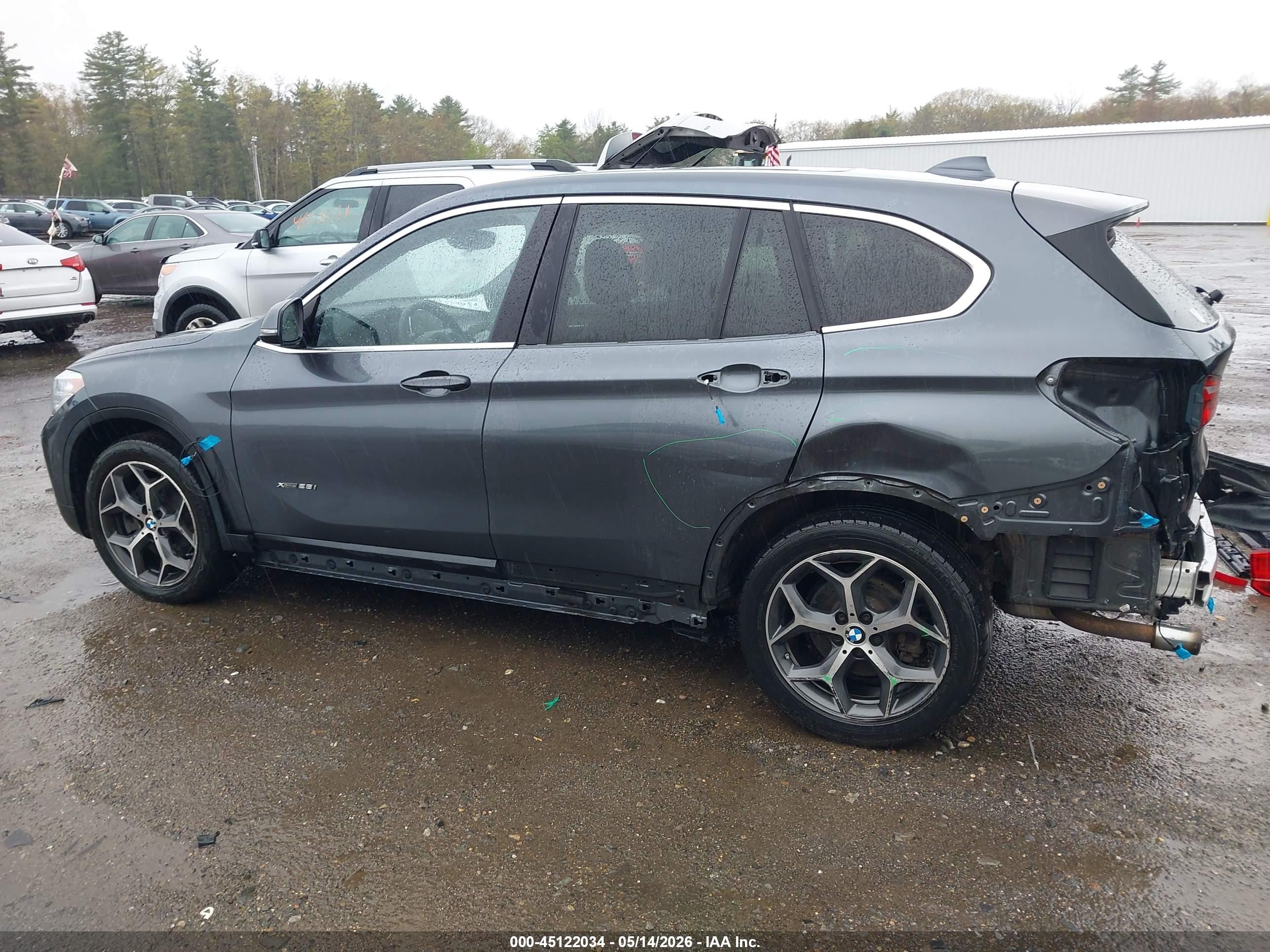 2017 Bmw X1 Xdrive28i Black vin: WBXHT3C33H5F69656