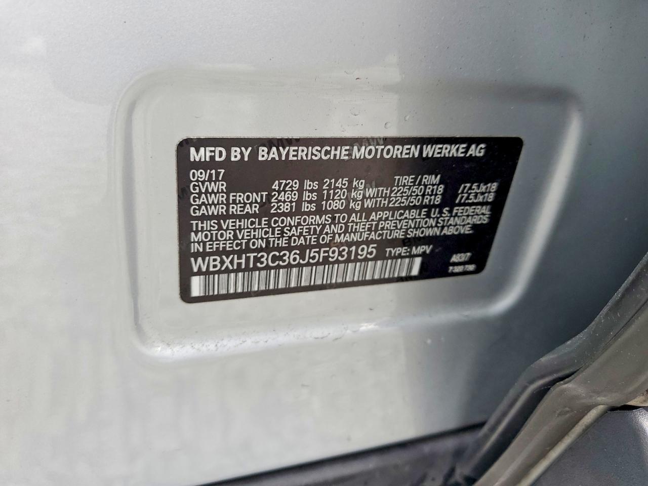 2018 Bmw X1 Xdrive28i Silver vin: WBXHT3C36J5F93195