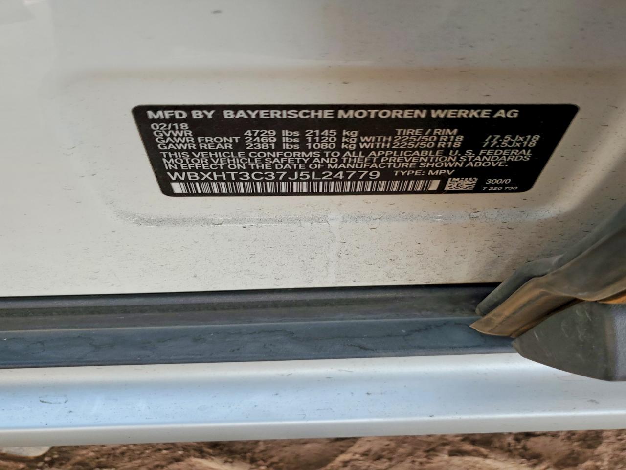 2018 Bmw X1 Xdrive28i White vin: WBXHT3C37J5L24779