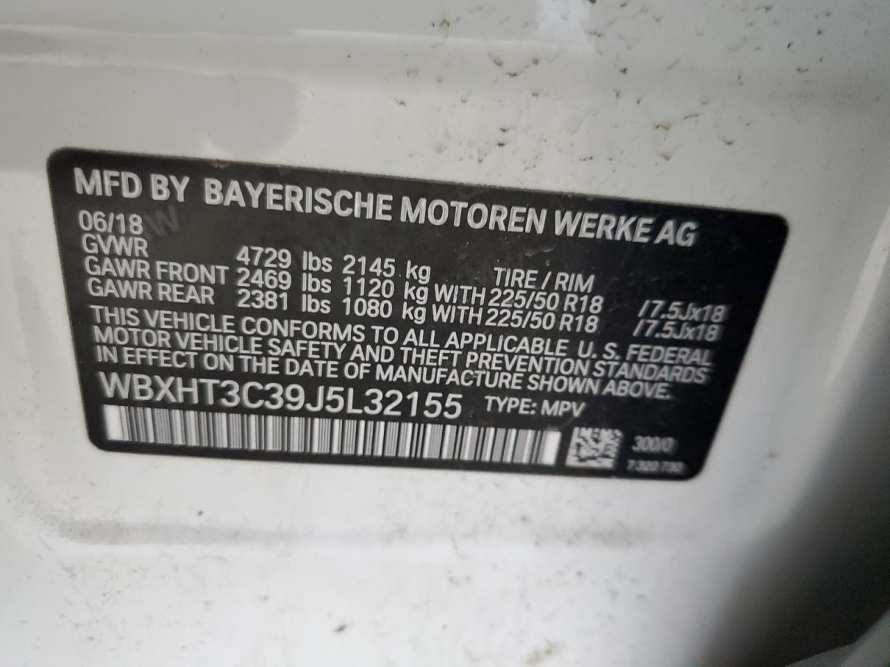 2018 Bmw X1 Xdrive28i White vin: WBXHT3C39J5L32155