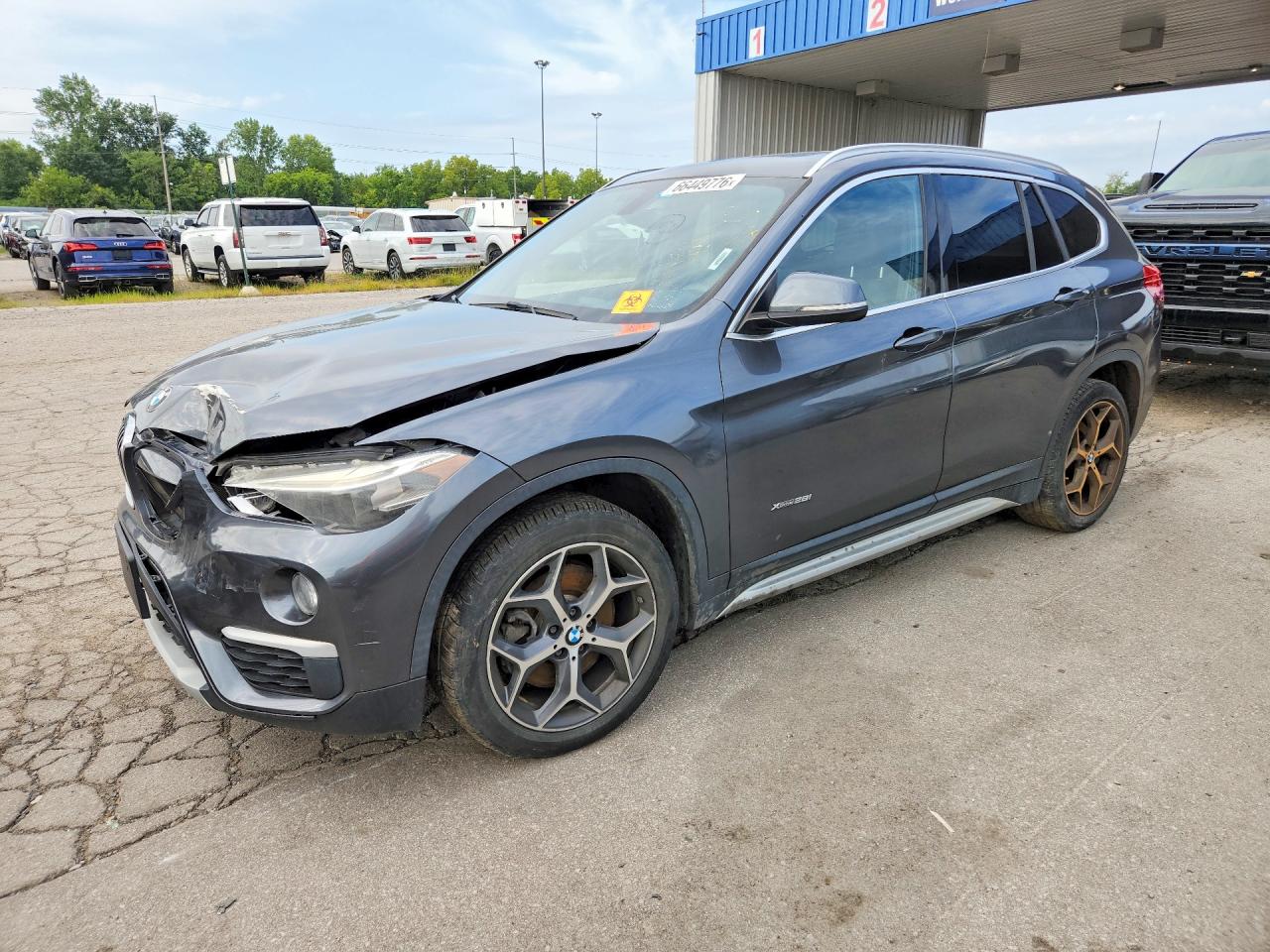 2016 Bmw X1 Xdrive28i Gray vin: WBXHT3C3XG5E47908