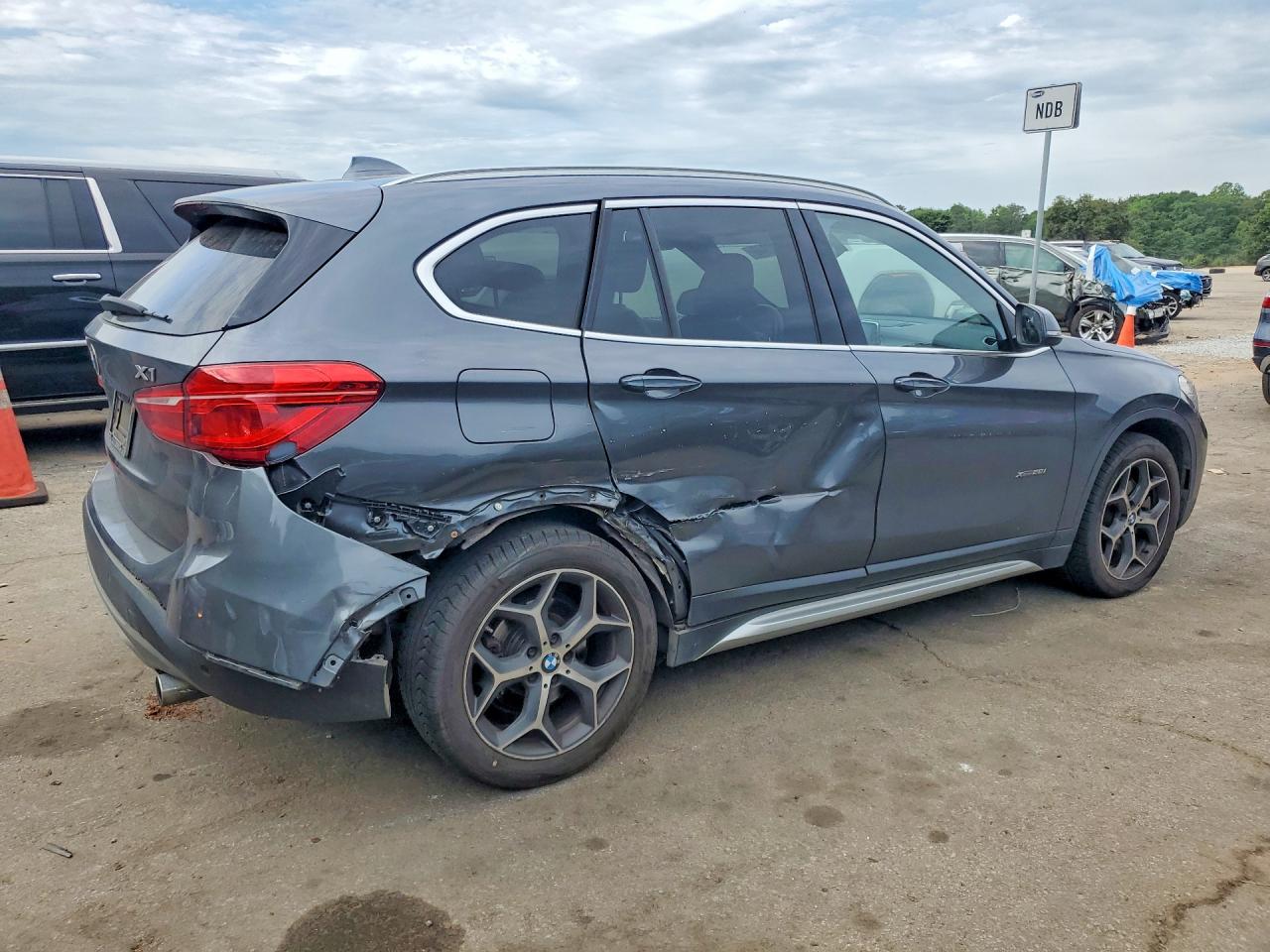 2018 Bmw X1 Xdrive28i Charcoal vin: WBXHT3C3XJ5K24143