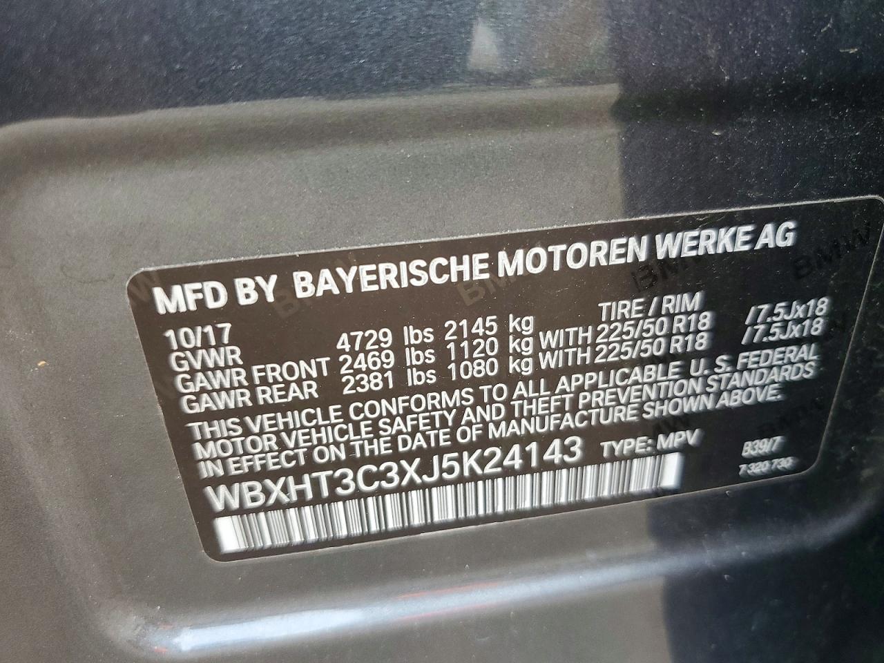 2018 Bmw X1 Xdrive28i Charcoal vin: WBXHT3C3XJ5K24143
