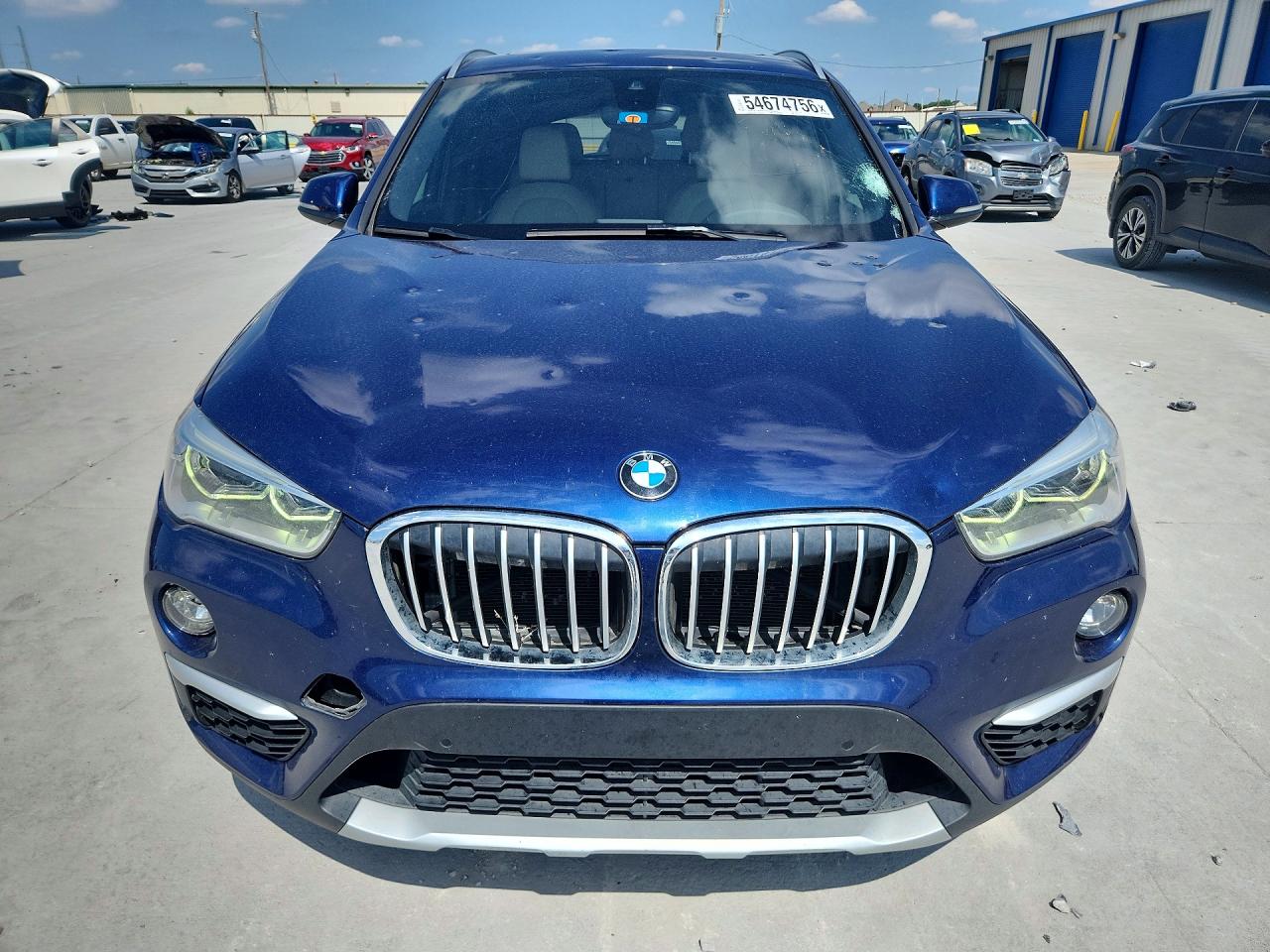 2019 Bmw X1 Xdrive28i Blue vin: WBXHT3C54K5L37167