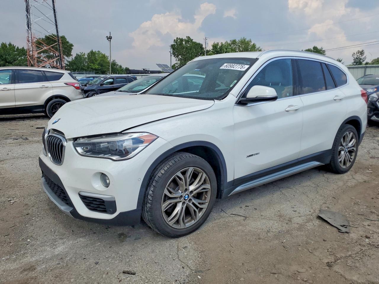 2016 Bmw X1 Xdrive28i White vin: WBXHT3Z30G4A48258