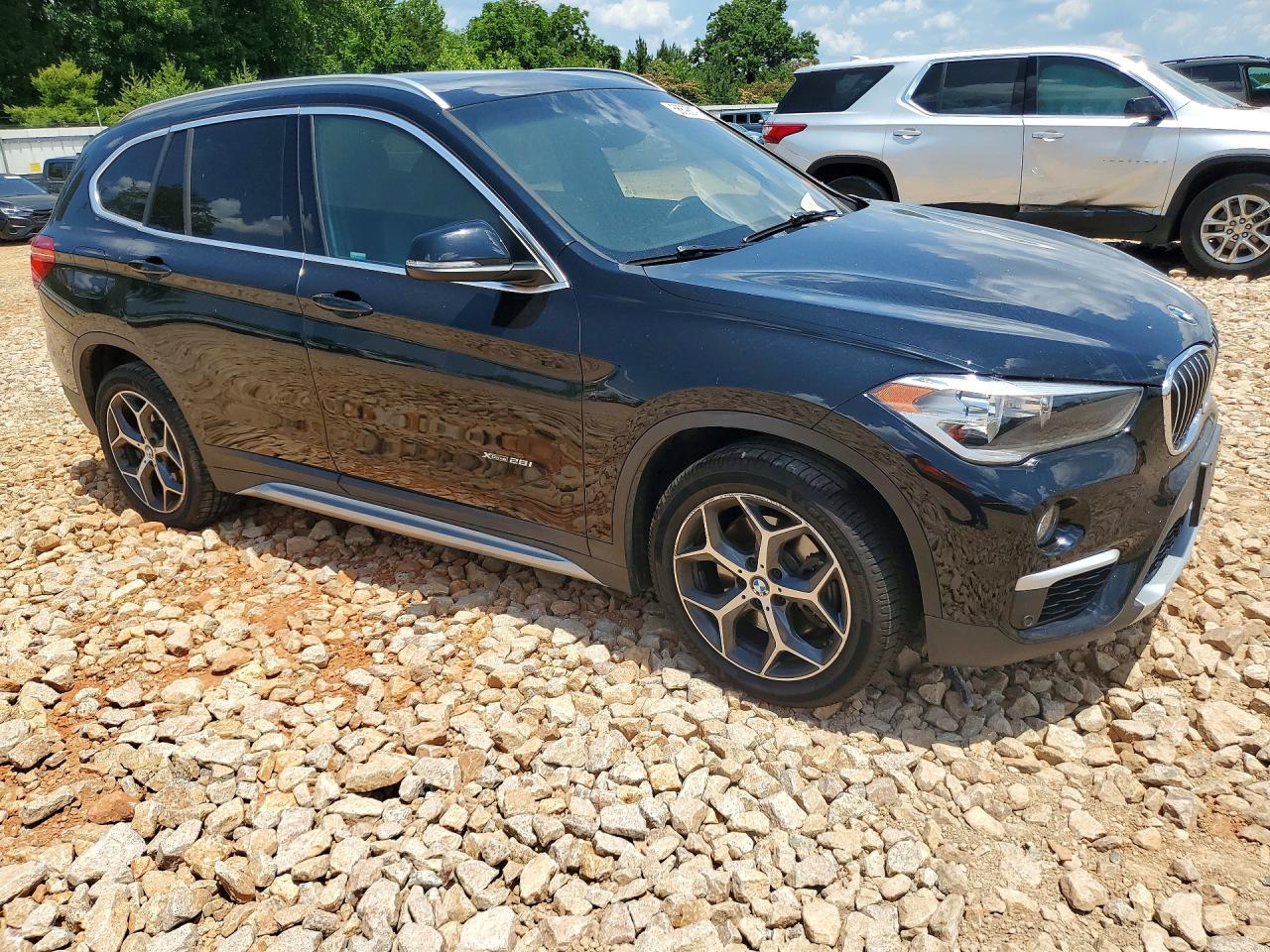 2018 Bmw X1 Xdrive28i Black vin: WBXHT3Z30J4A66556