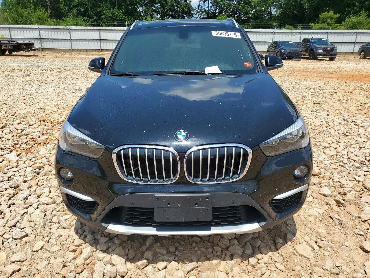 2018 Bmw X1 Xdrive28i Black vin: WBXHT3Z30J4A66556