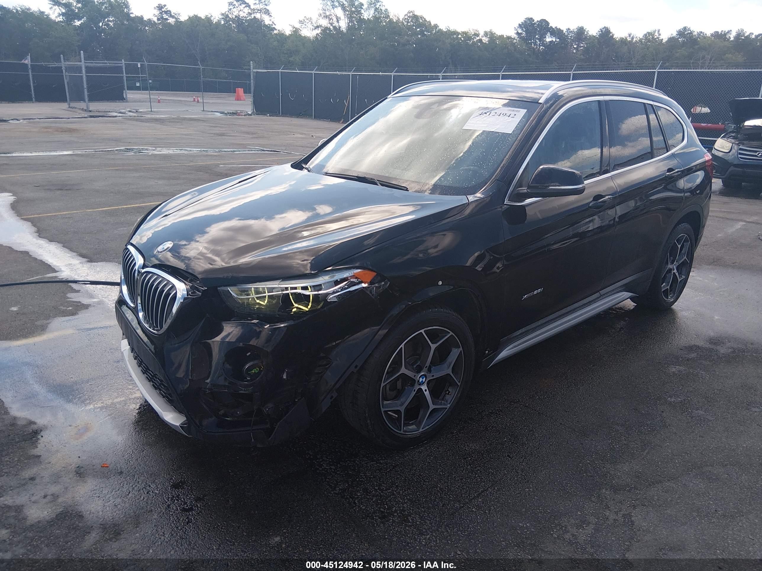 2016 Bmw X1 Xdrive28i Black vin: WBXHT3Z35G4A48563