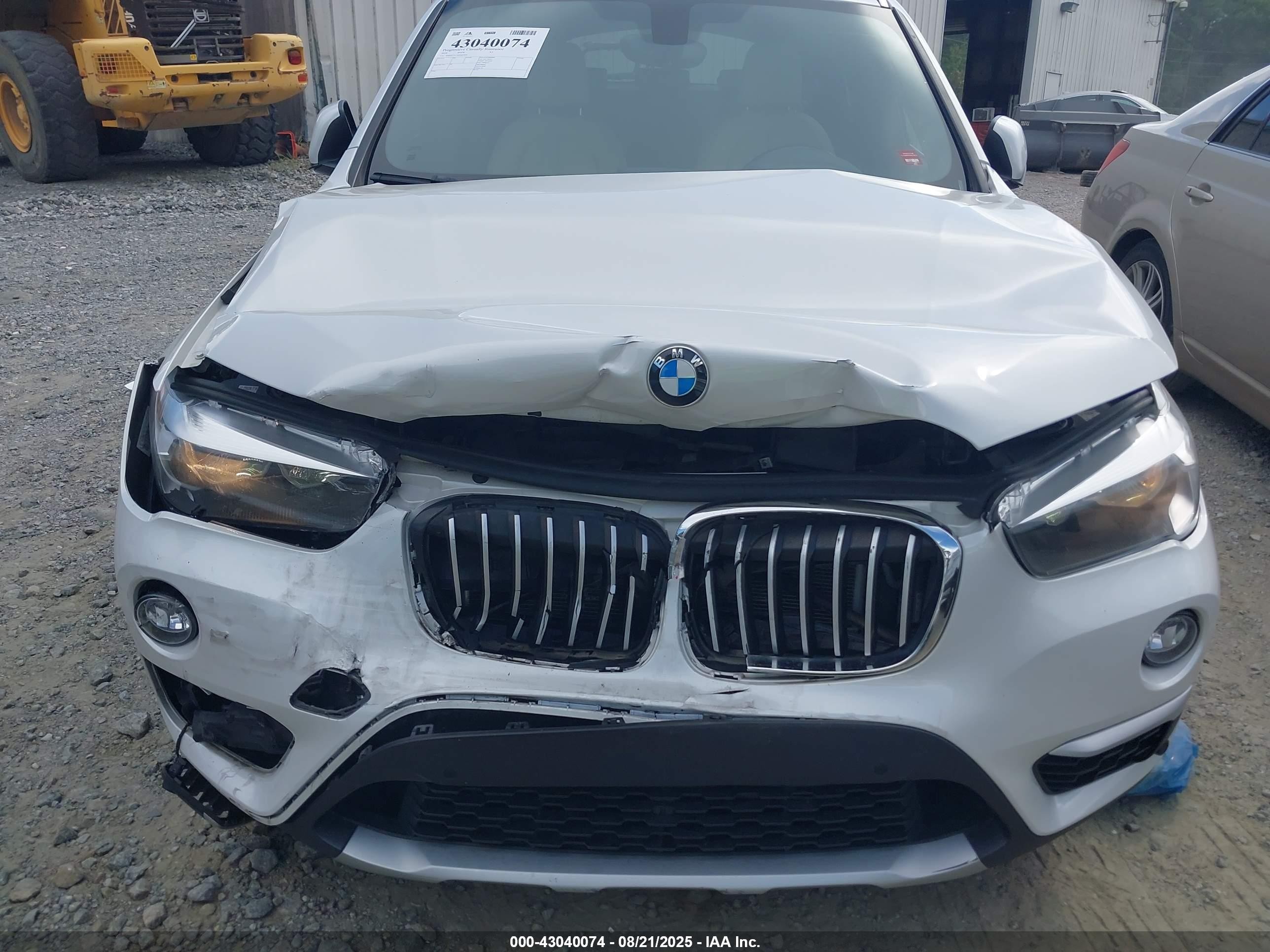 2018 Bmw X1 Sdrive28i Белый vin: WBXHU7C34J5H42496