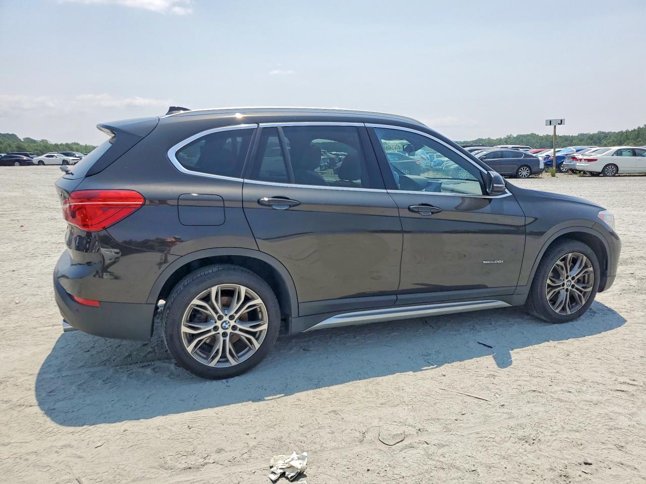 2017 Bmw X1 Sdrive28i Black vin: WBXHU7C35H5H37334