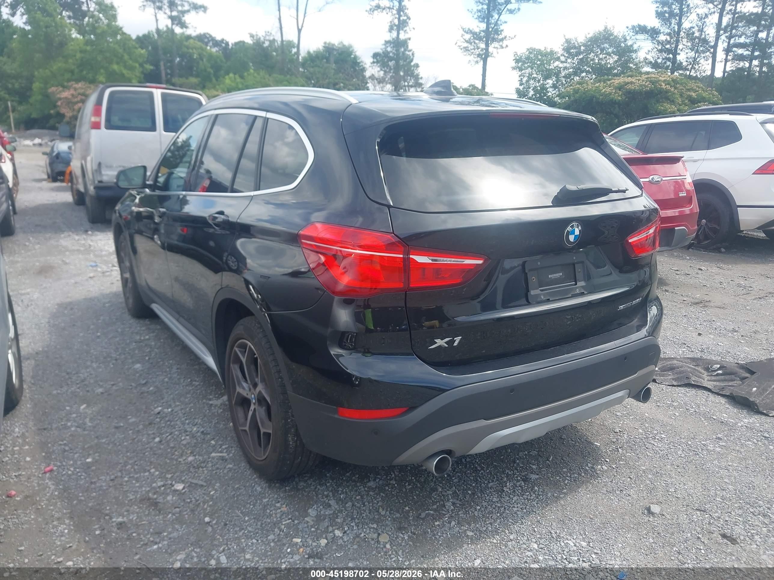 2019 Bmw X1 Sdrive28i Black vin: WBXHU7C5XK3H44929