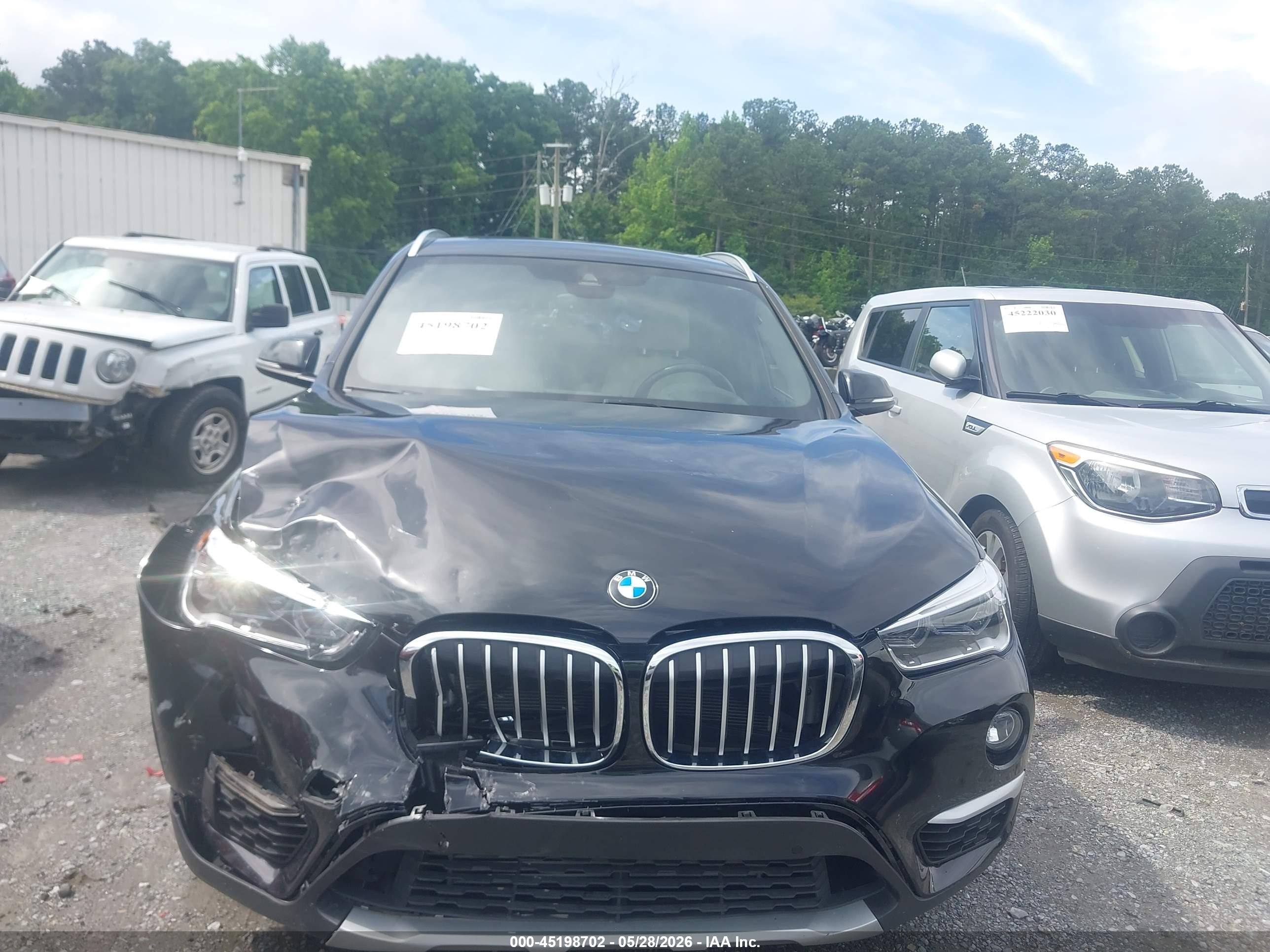 2019 Bmw X1 Sdrive28i Black vin: WBXHU7C5XK3H44929