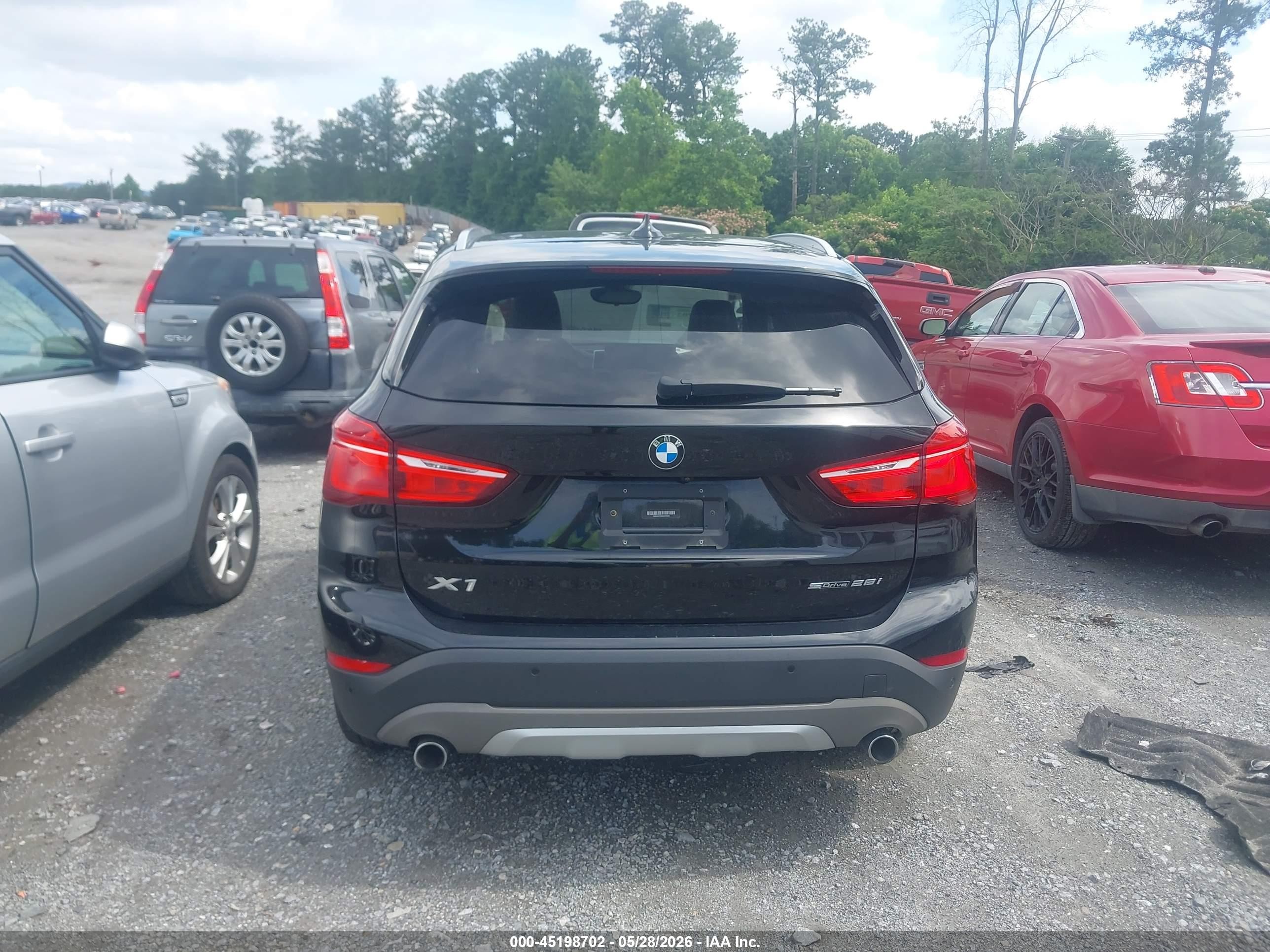 2019 Bmw X1 Sdrive28i Black vin: WBXHU7C5XK3H44929