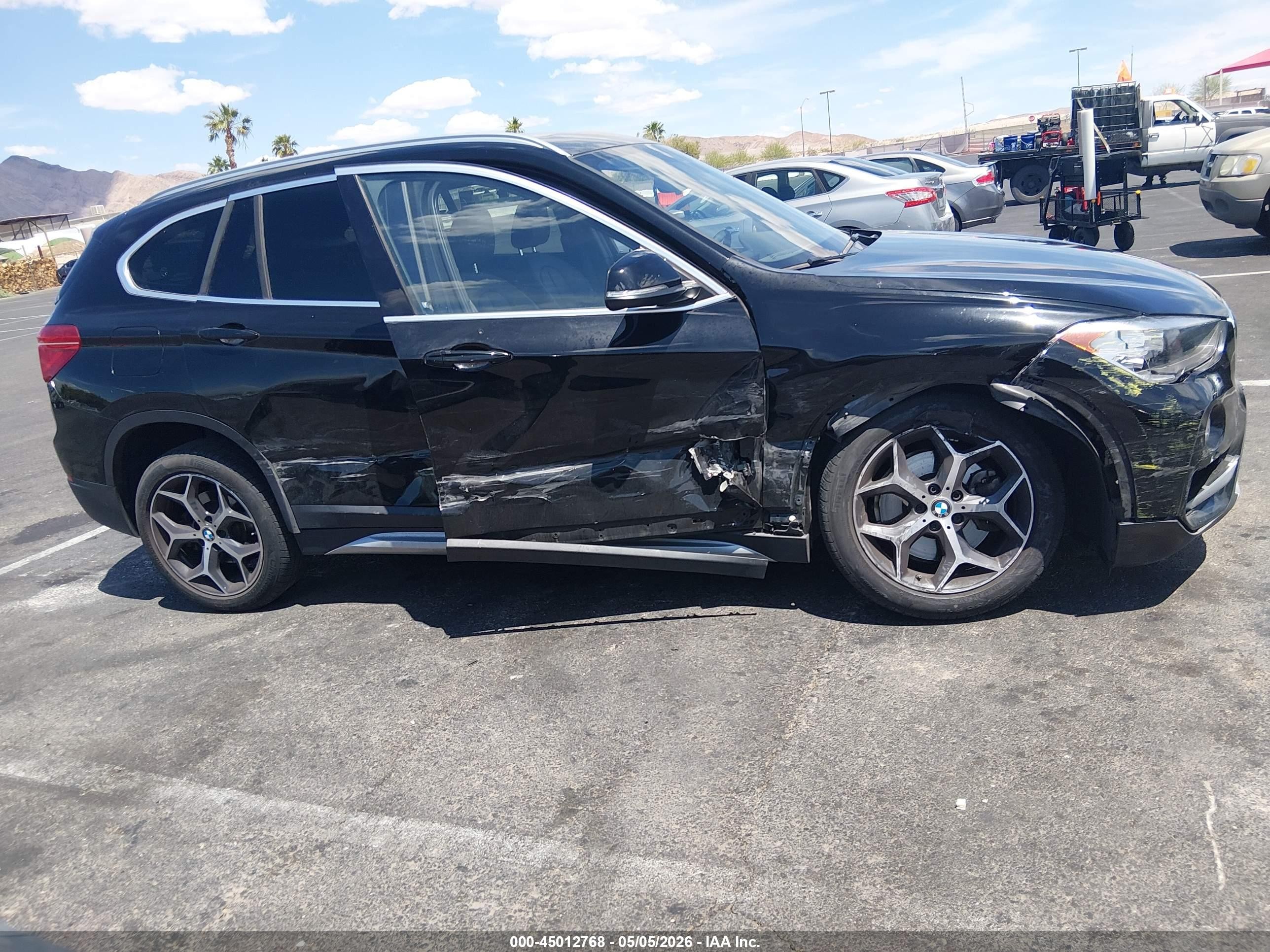 2019 Bmw X1 Sdrive28i Черный vin: WBXHU7C5XK3H46275