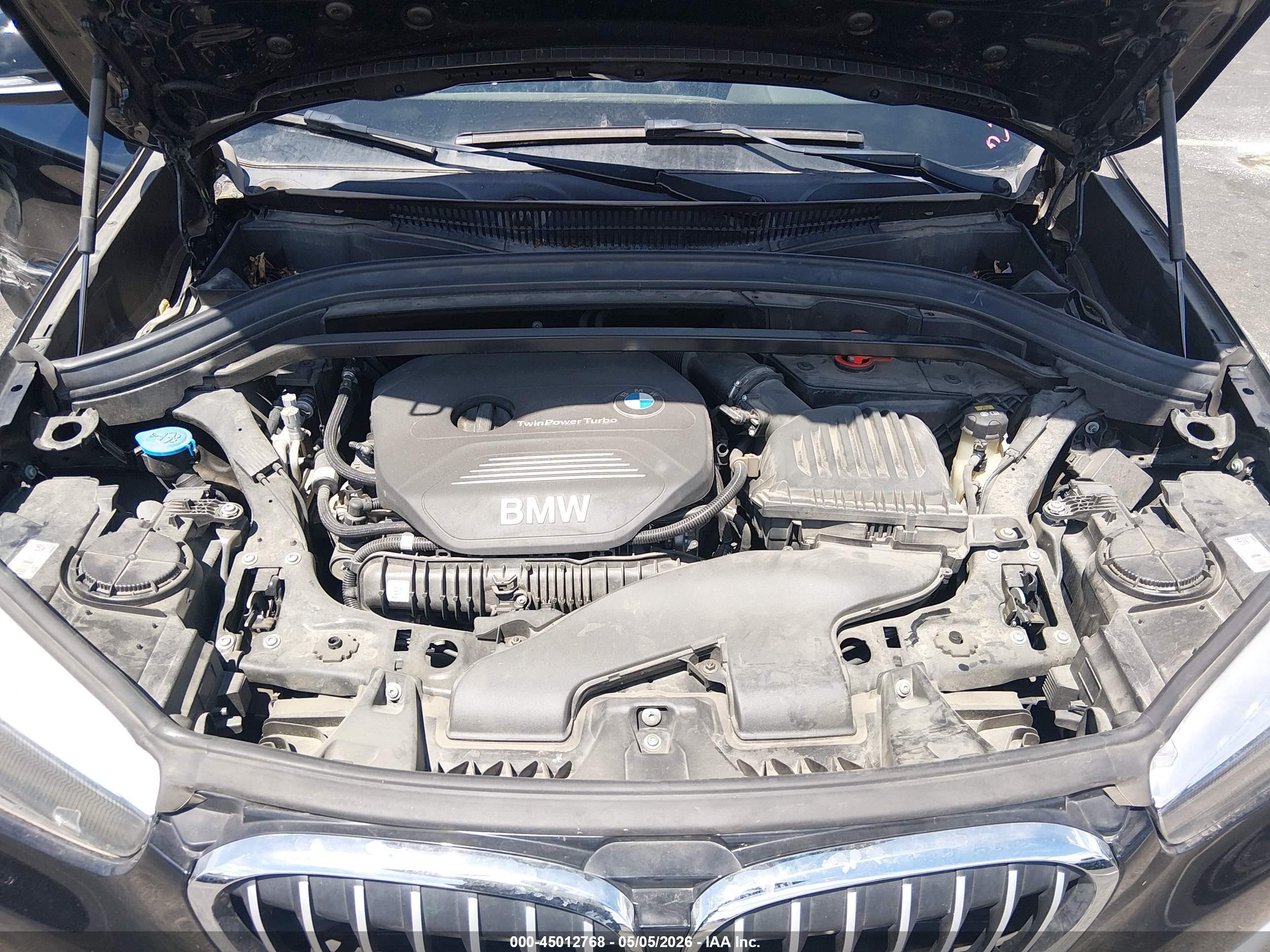 2019 Bmw X1 Sdrive28i Черный vin: WBXHU7C5XK3H46275
