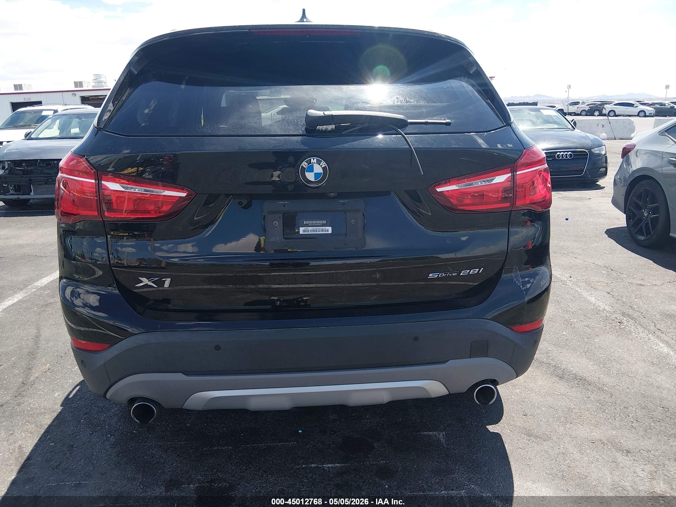 2019 Bmw X1 Sdrive28i Черный vin: WBXHU7C5XK3H46275