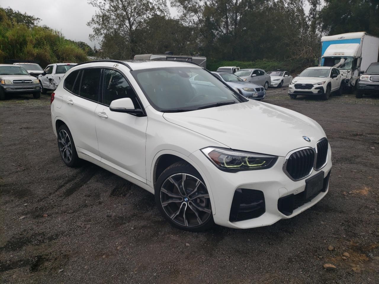 2021 Bmw X1 Sdrive28i White vin: WBXJG7C05M5U02807