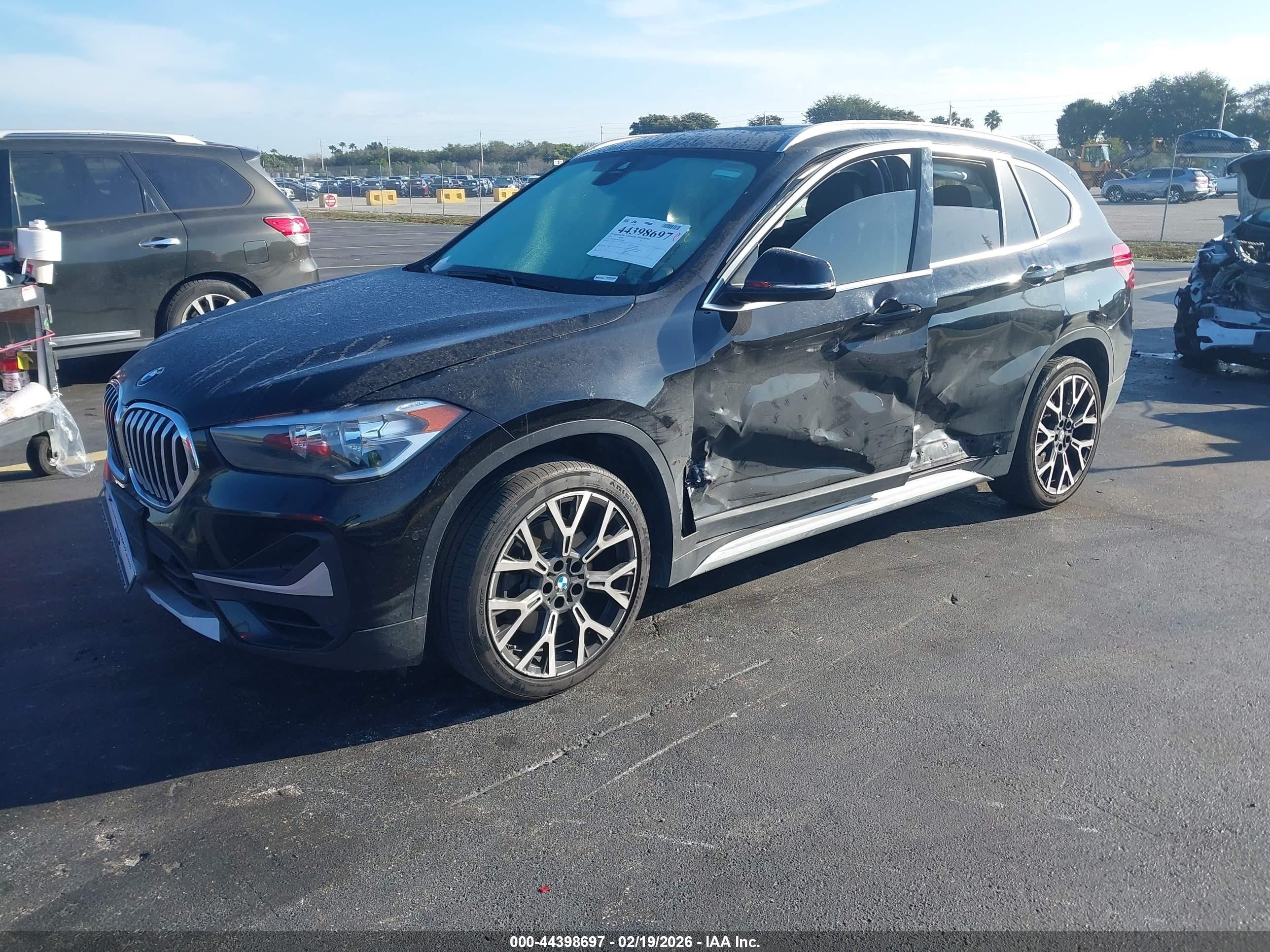 2021 Bmw X1 Sdrive28i Black vin: WBXJG7C08M3M66948
