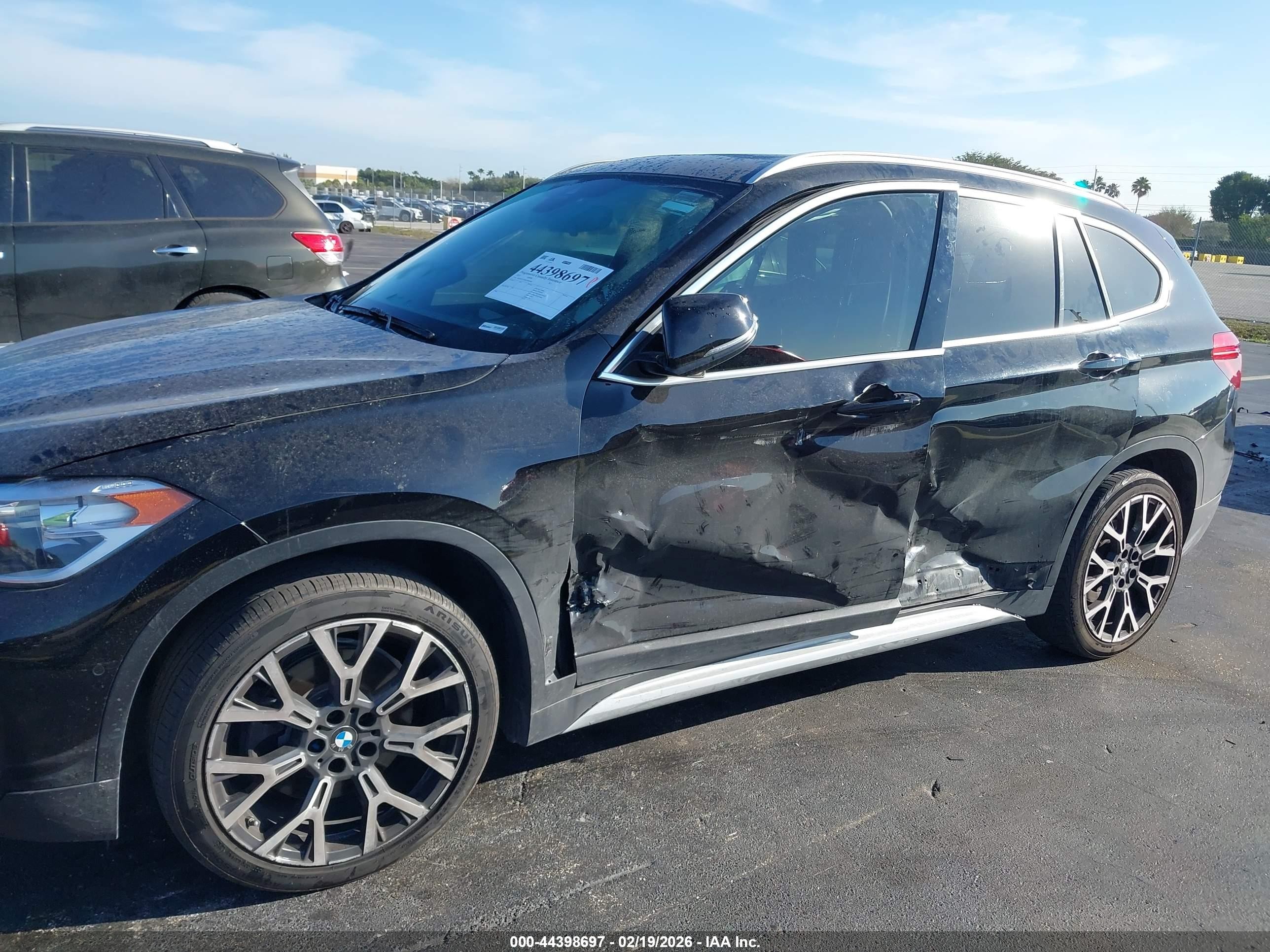 2021 Bmw X1 Sdrive28i Black vin: WBXJG7C08M3M66948