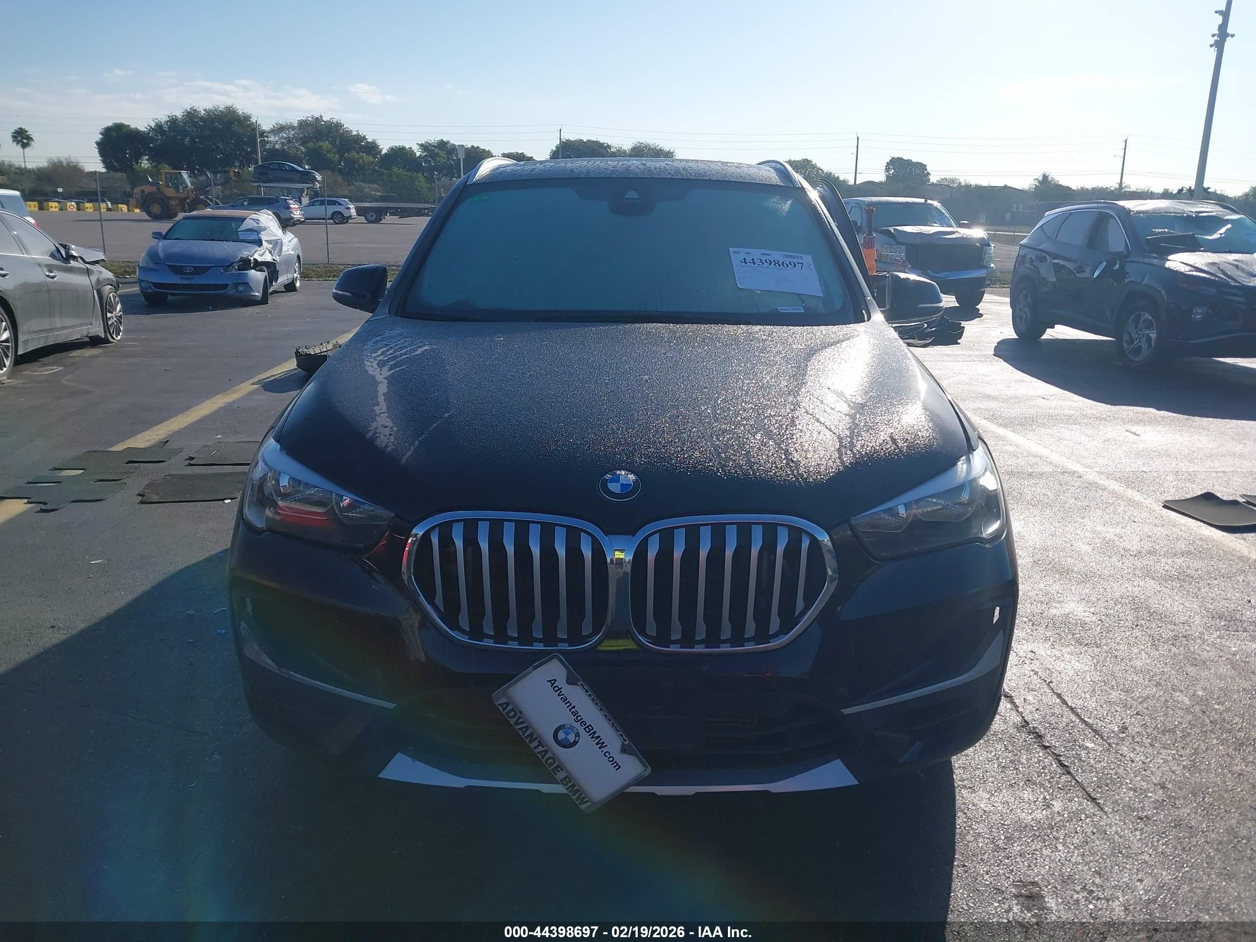 2021 Bmw X1 Sdrive28i Black vin: WBXJG7C08M3M66948