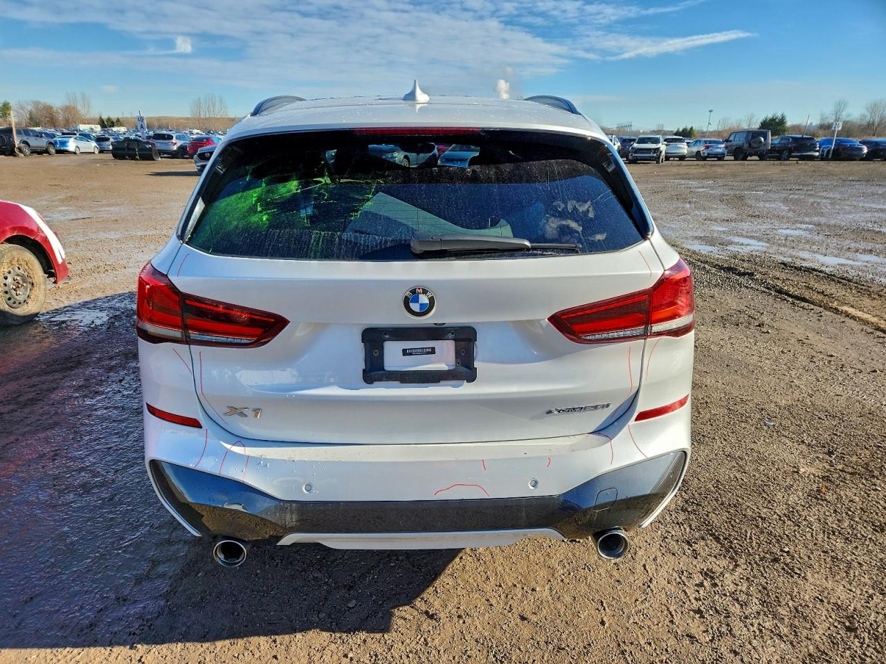 2020 Bmw X1 Xdrive28i Белый vin: WBXJG9C06L5P54112