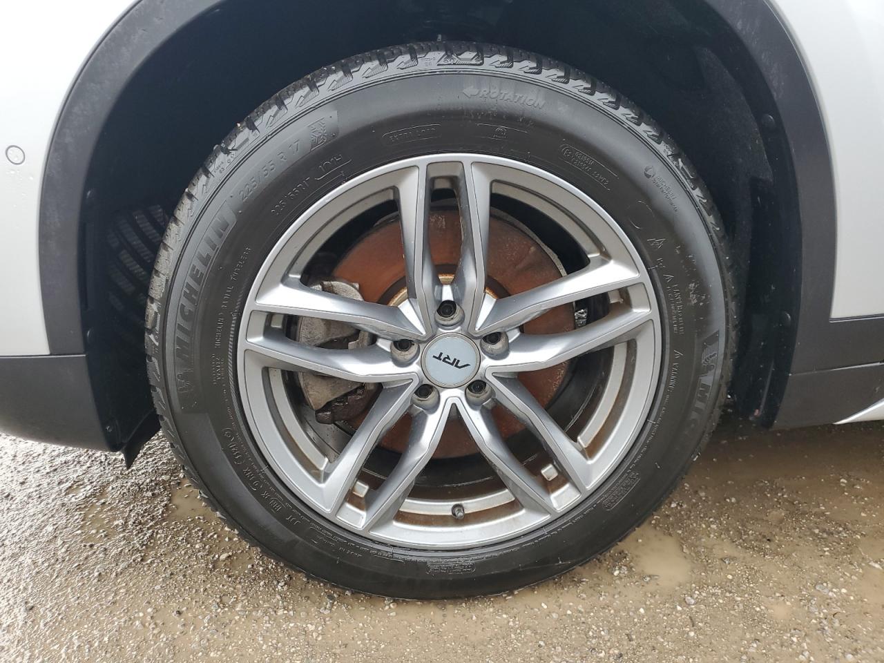 2020 Bmw X1 Xdrive28i Silver vin: WBXJG9C07L5P29137 Damage: Left Front Wheel, Aftermarket, Acceptable