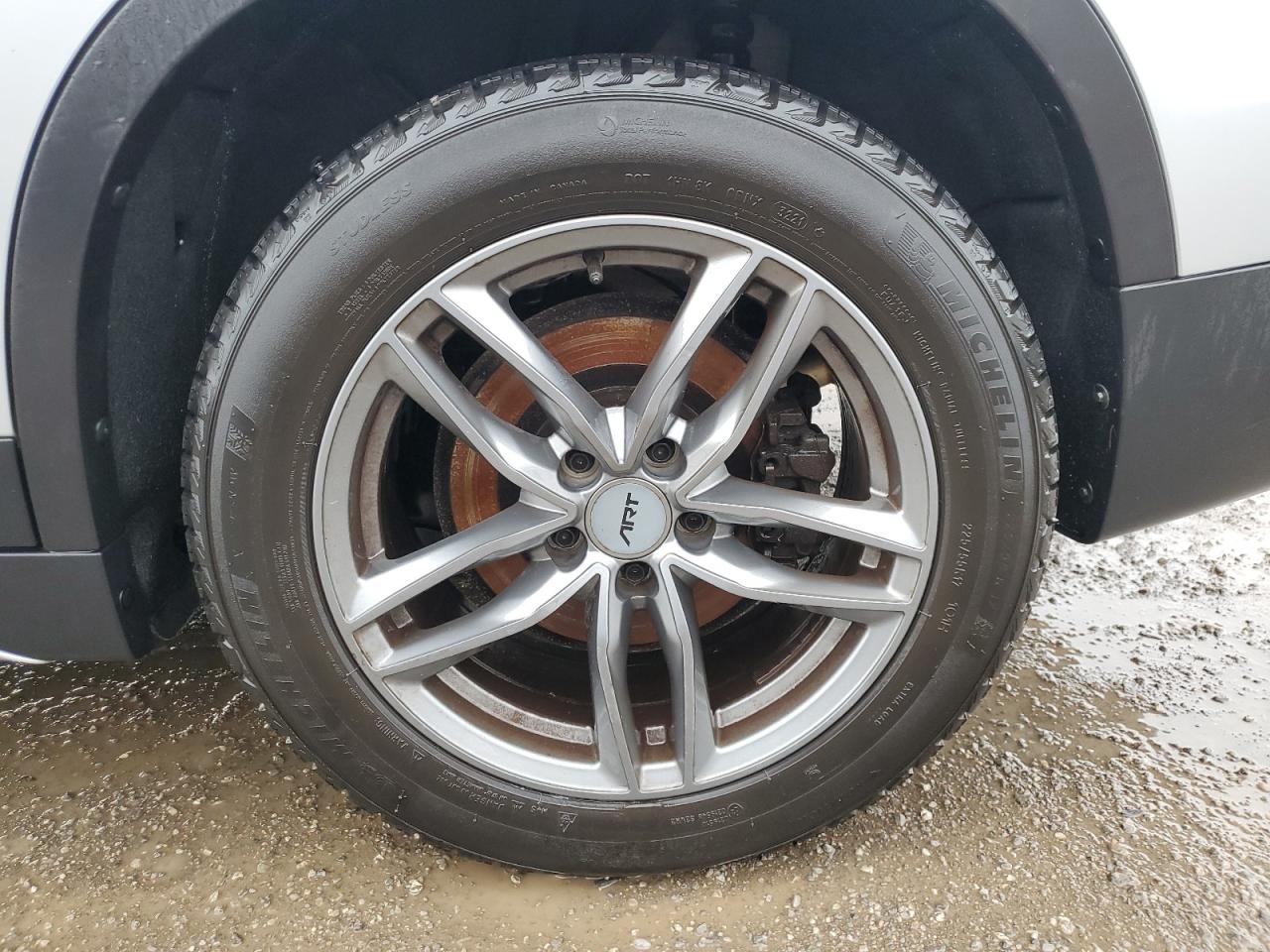 2020 Bmw X1 Xdrive28i Silver vin: WBXJG9C07L5P29137 Damage: Left Rear Wheel, Aftermarket, Acceptable