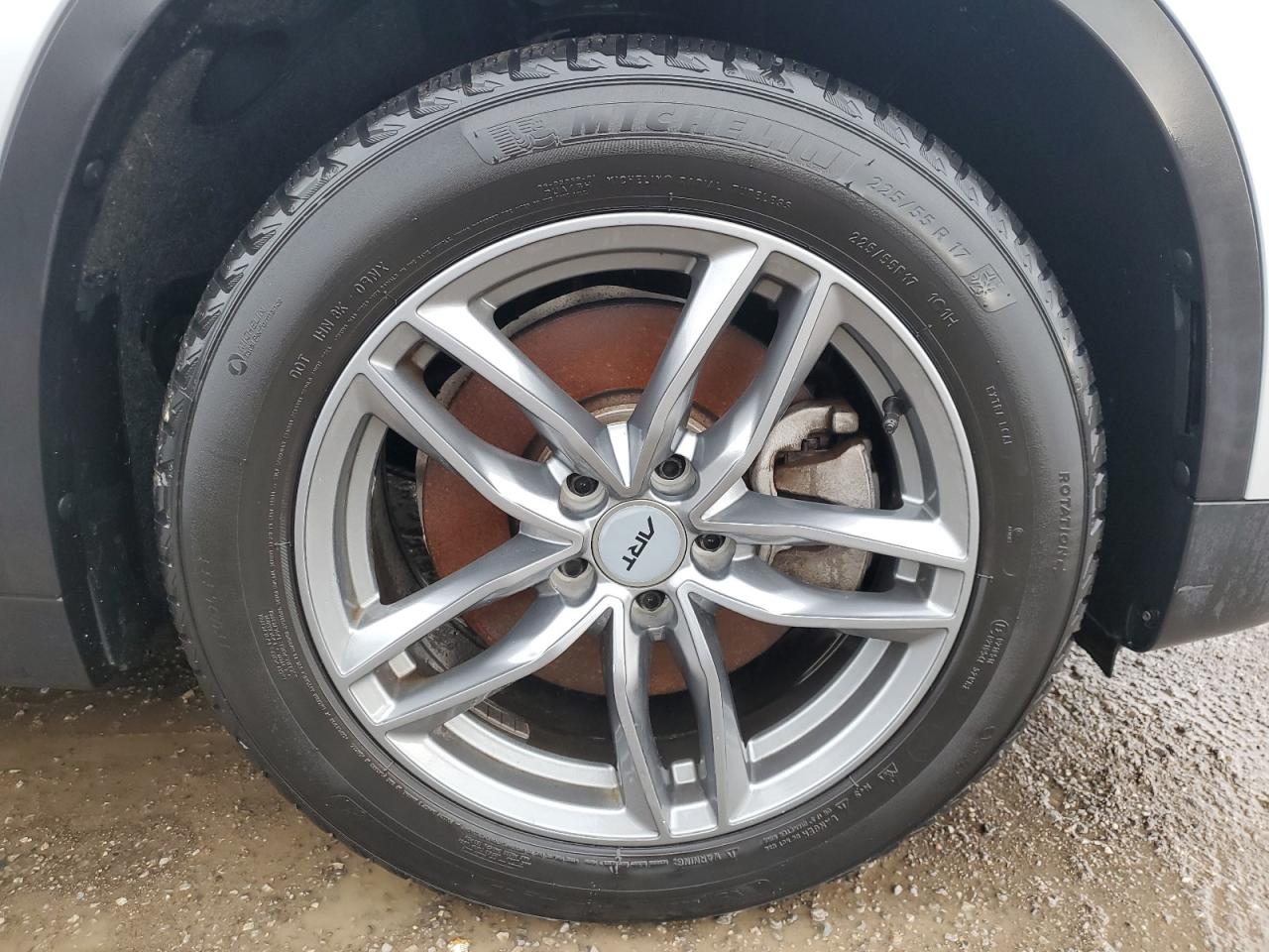 2020 Bmw X1 Xdrive28i Silver vin: WBXJG9C07L5P29137 Damage: Right Front Wheel, Aftermarket, Acceptable