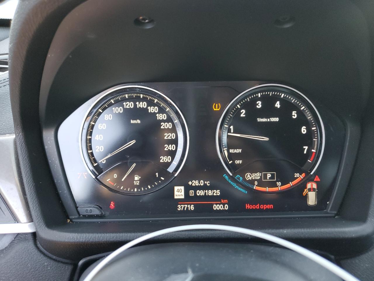 2020 Bmw X1 Xdrive28i Silver vin: WBXJG9C07L5P29137 Damage: Warning - Tire Pressure, On, Unacceptable