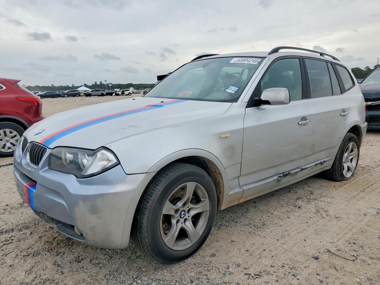 2004 Bmw X3 2.5i Серебряный vin: WBXPA73404WC42704