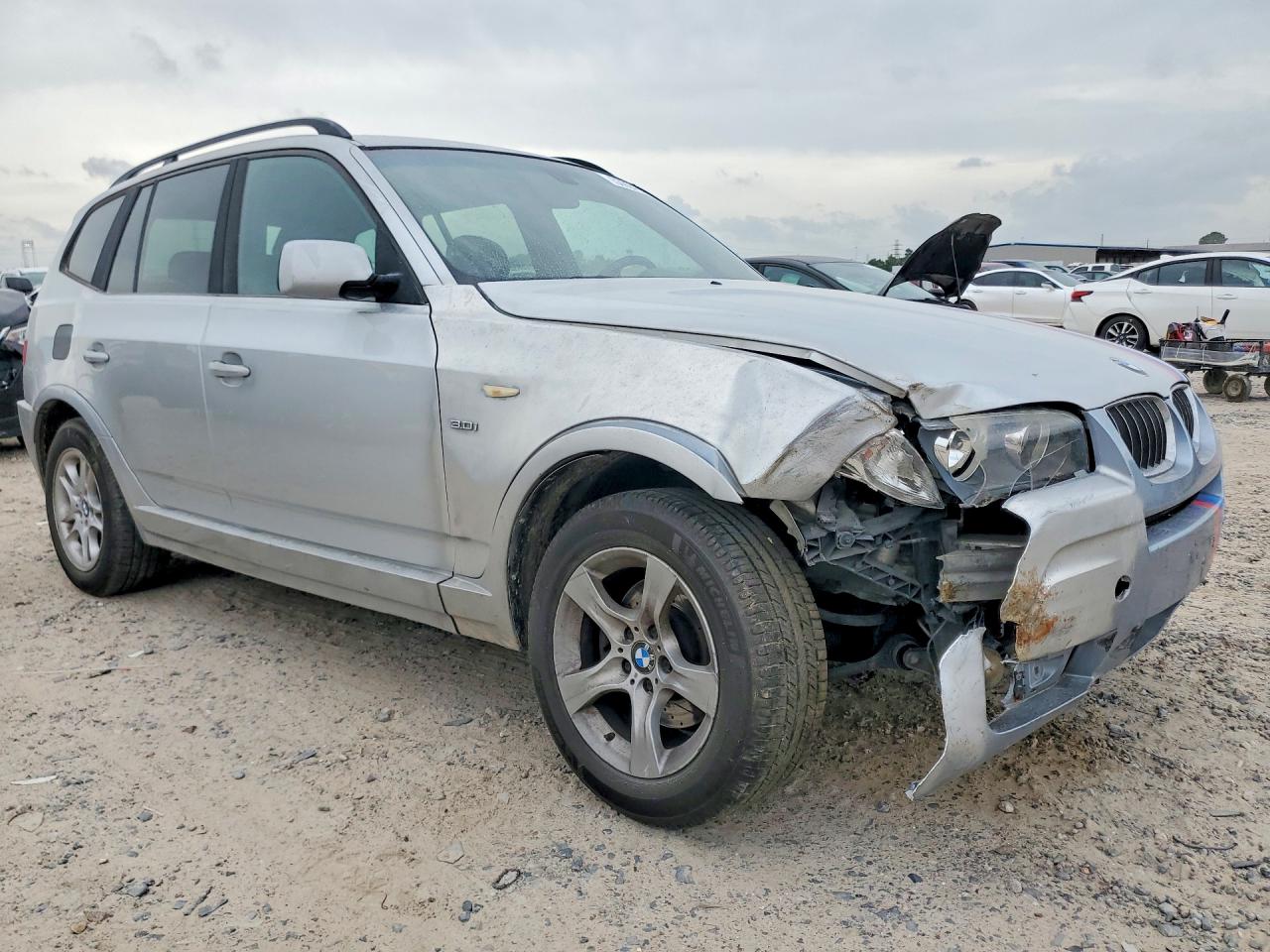 2004 Bmw X3 2.5i Серебряный vin: WBXPA73404WC42704