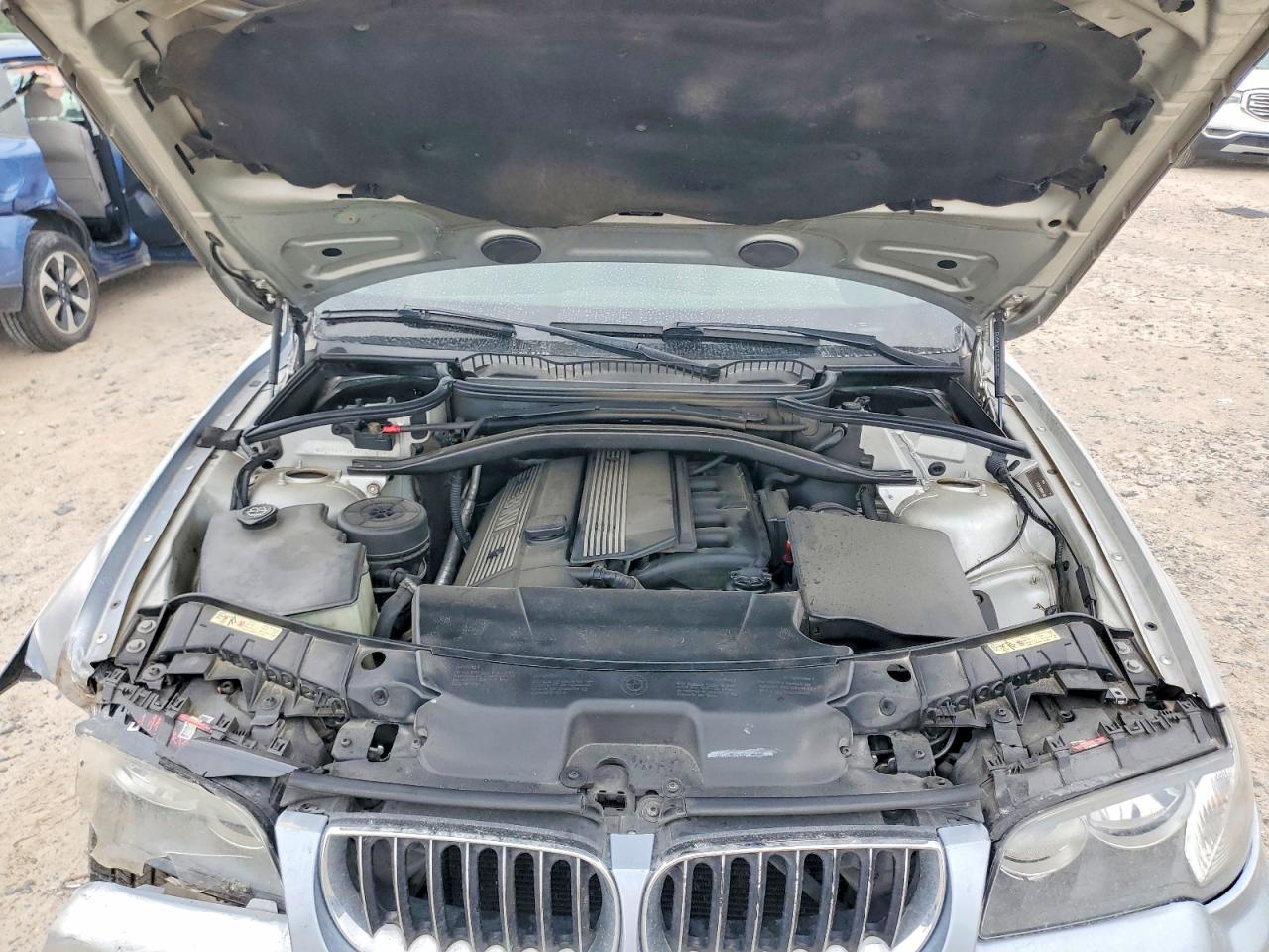 2004 Bmw X3 2.5i Серебряный vin: WBXPA73404WC42704
