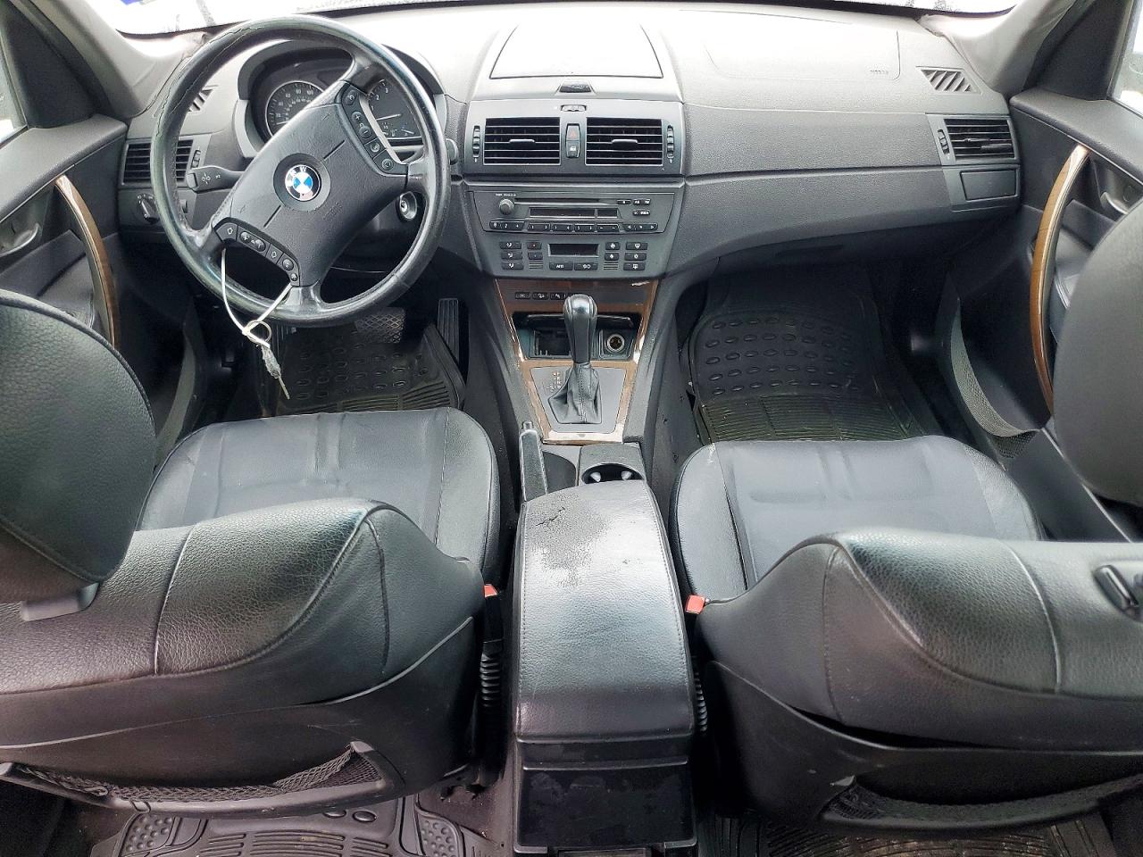 2004 Bmw X3 2.5i Серебряный vin: WBXPA73404WC42704