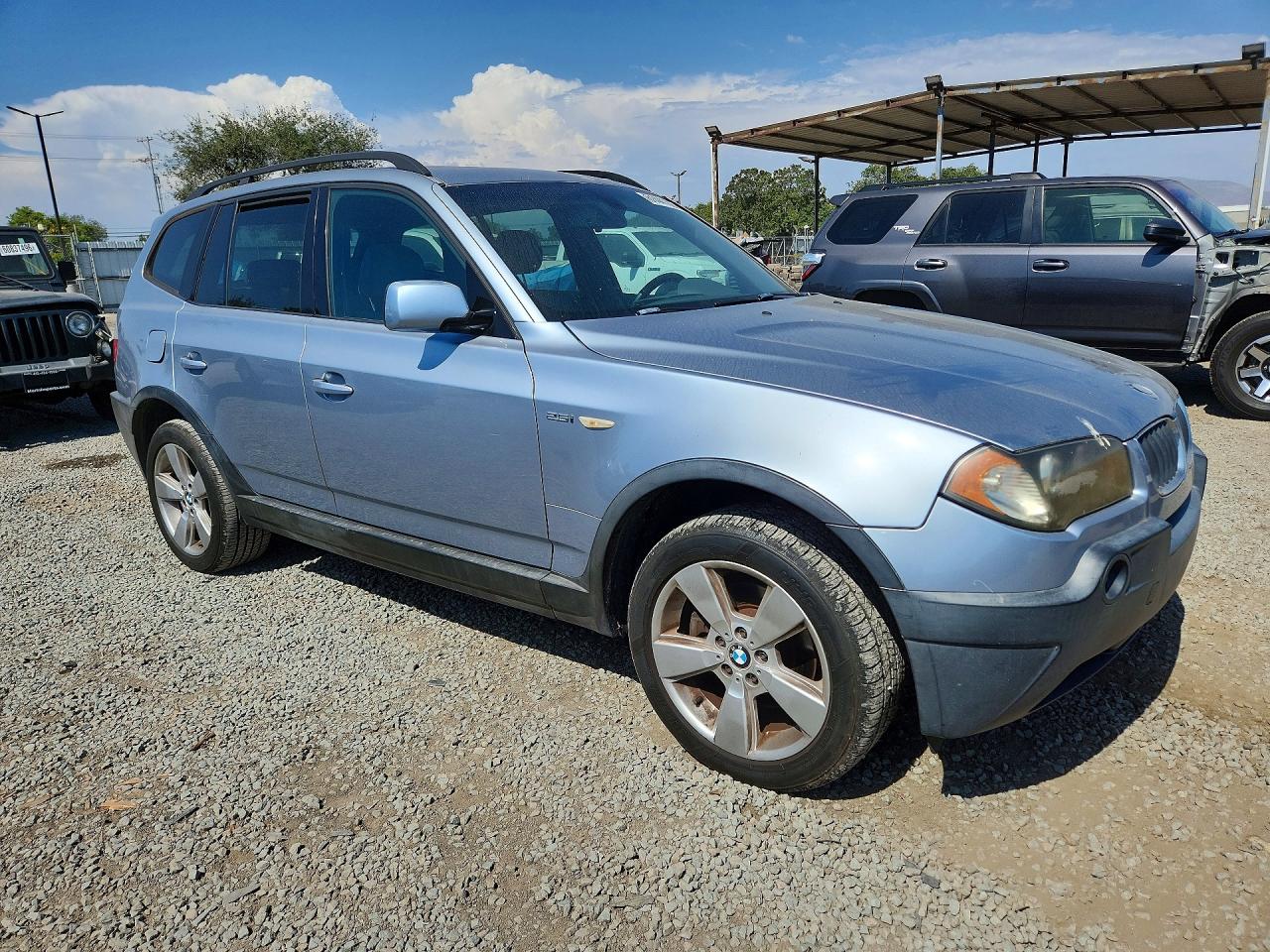 2004 Bmw X3 2.5i Silver vin: WBXPA73424WB21964