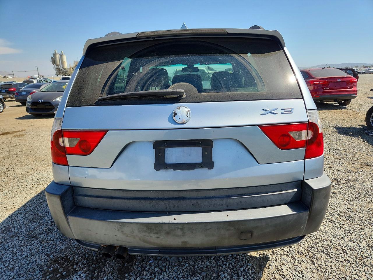 2004 Bmw X3 2.5i Silver vin: WBXPA73424WB21964