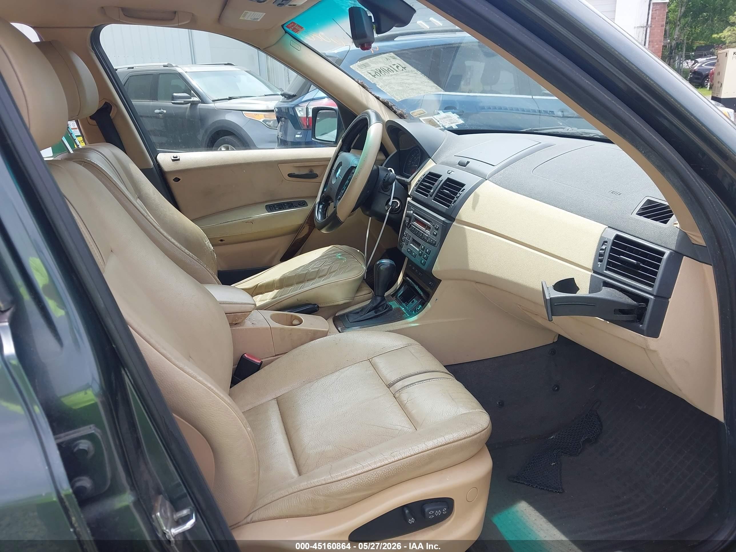 2004 Bmw X3 2.5i Зеленый vin: WBXPA73424WC38590