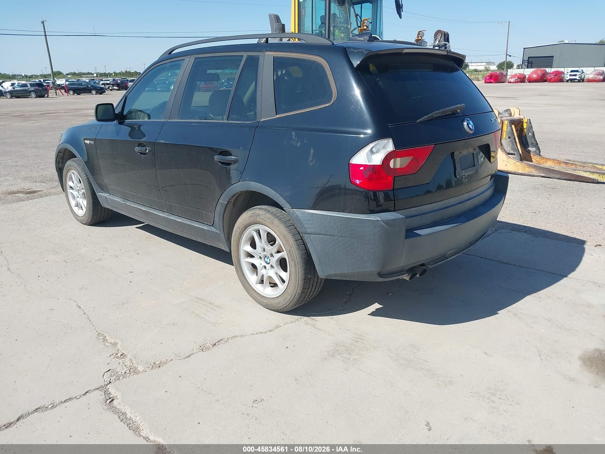 2005 Bmw X3 2.5i Черный vin: WBXPA73435WA78544