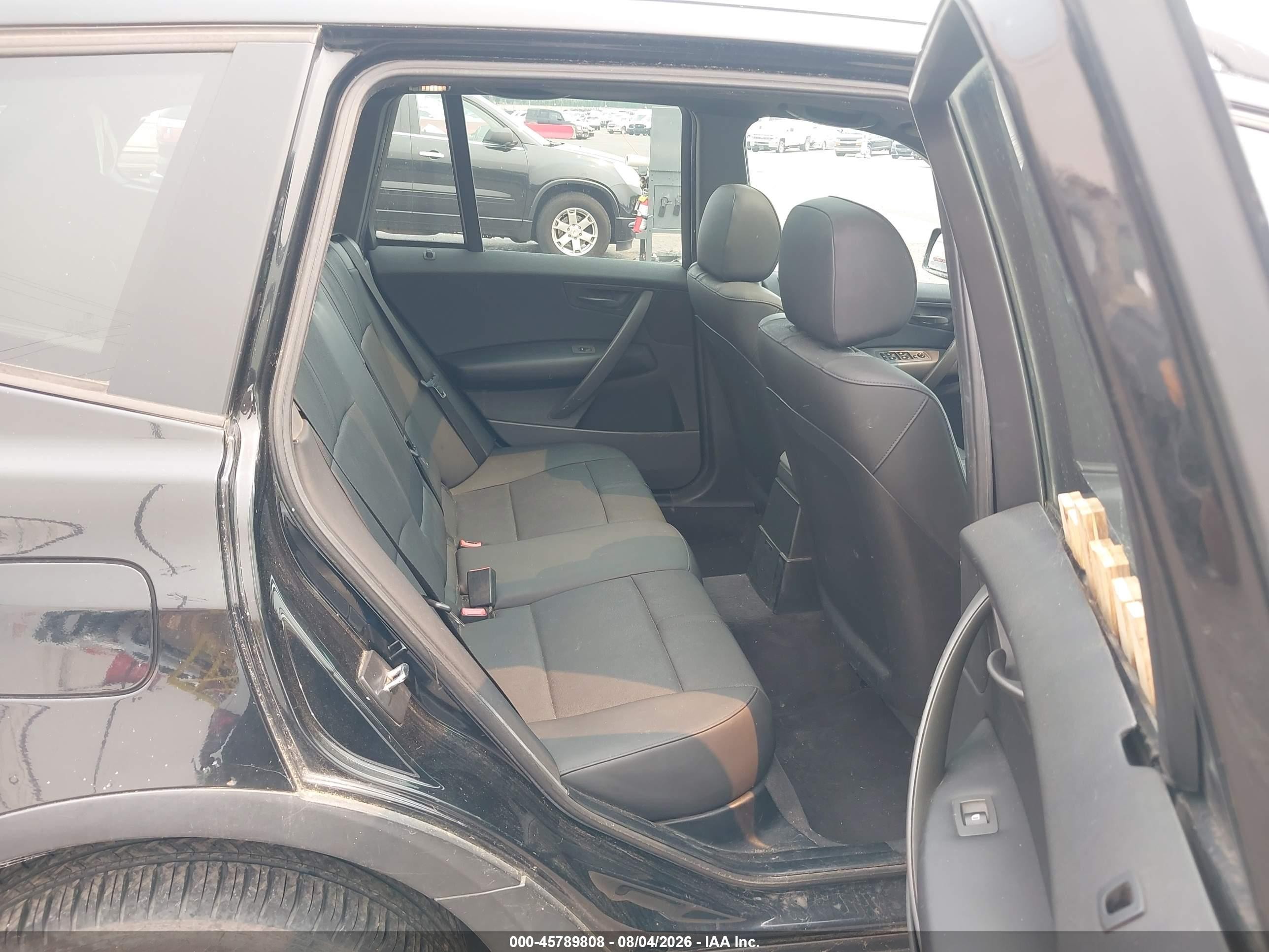 2004 Bmw X3 2.5i Black vin: WBXPA73454WB27354
