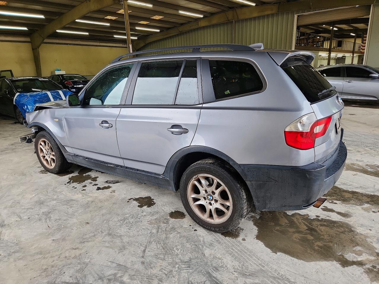 2005 Bmw X3 2.5i Gray vin: WBXPA73455WC47690