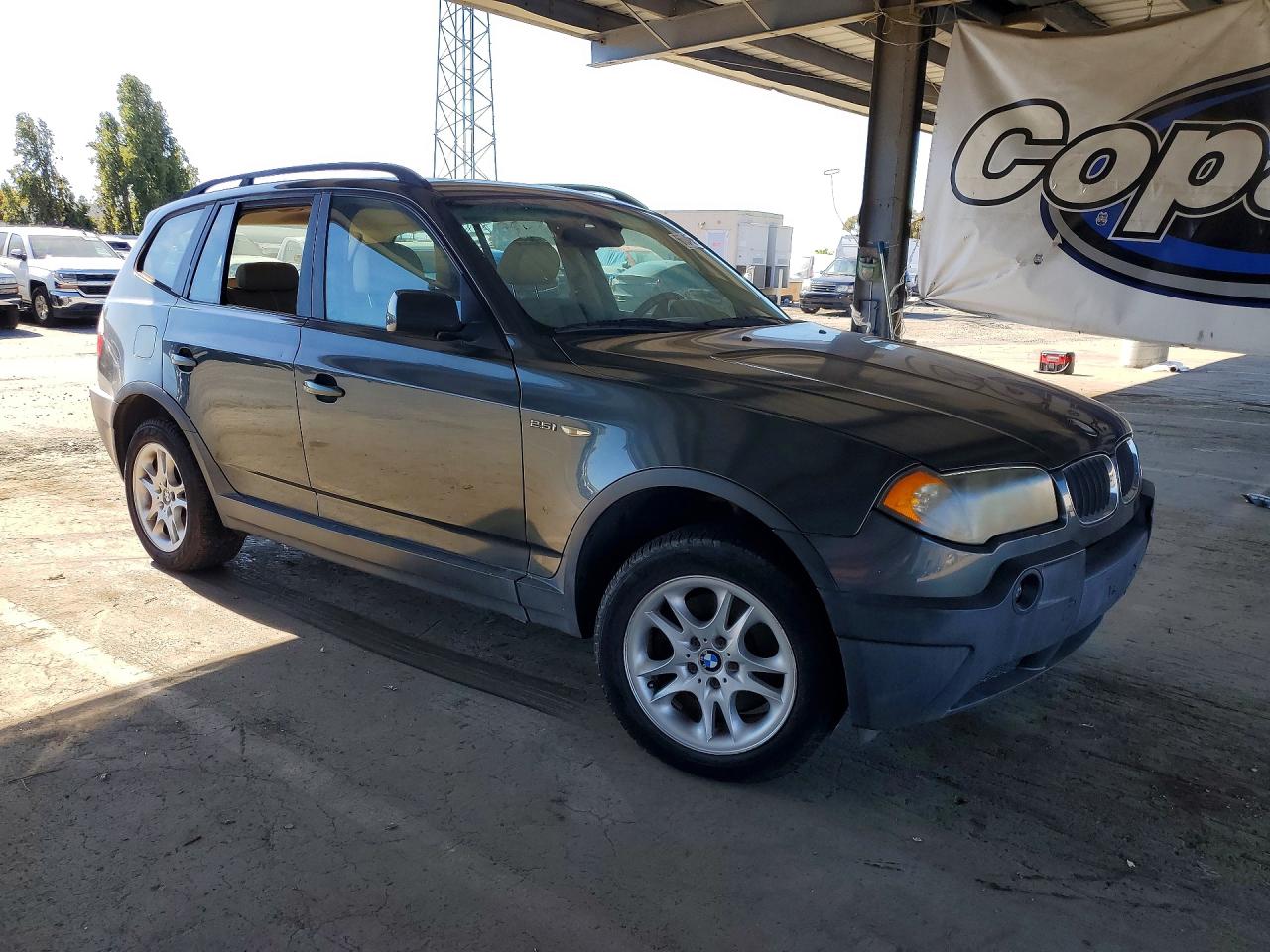 2005 Bmw X3 2.5i Gray vin: WBXPA73475WC45410
