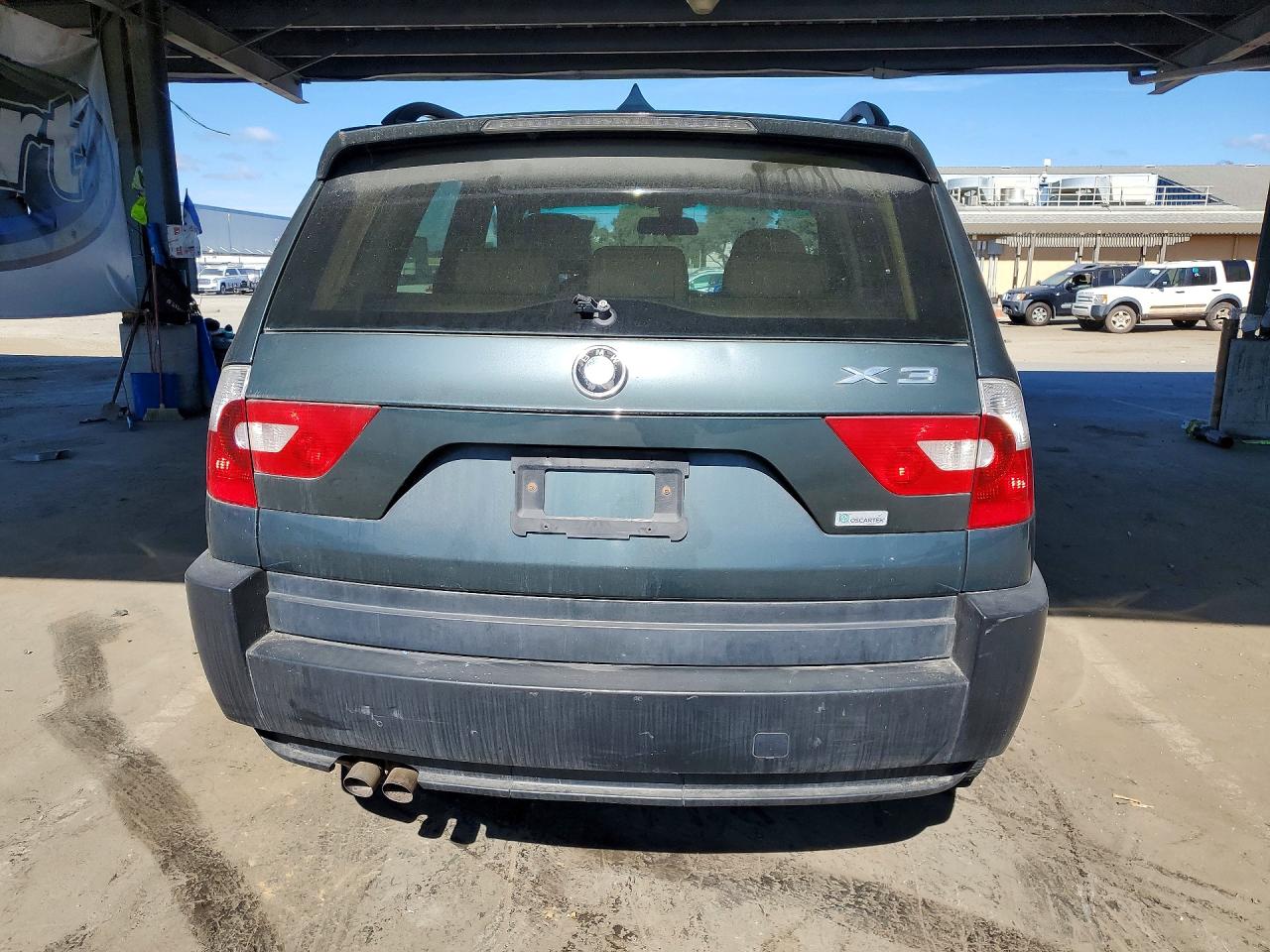 2005 Bmw X3 2.5i Gray vin: WBXPA73475WC45410