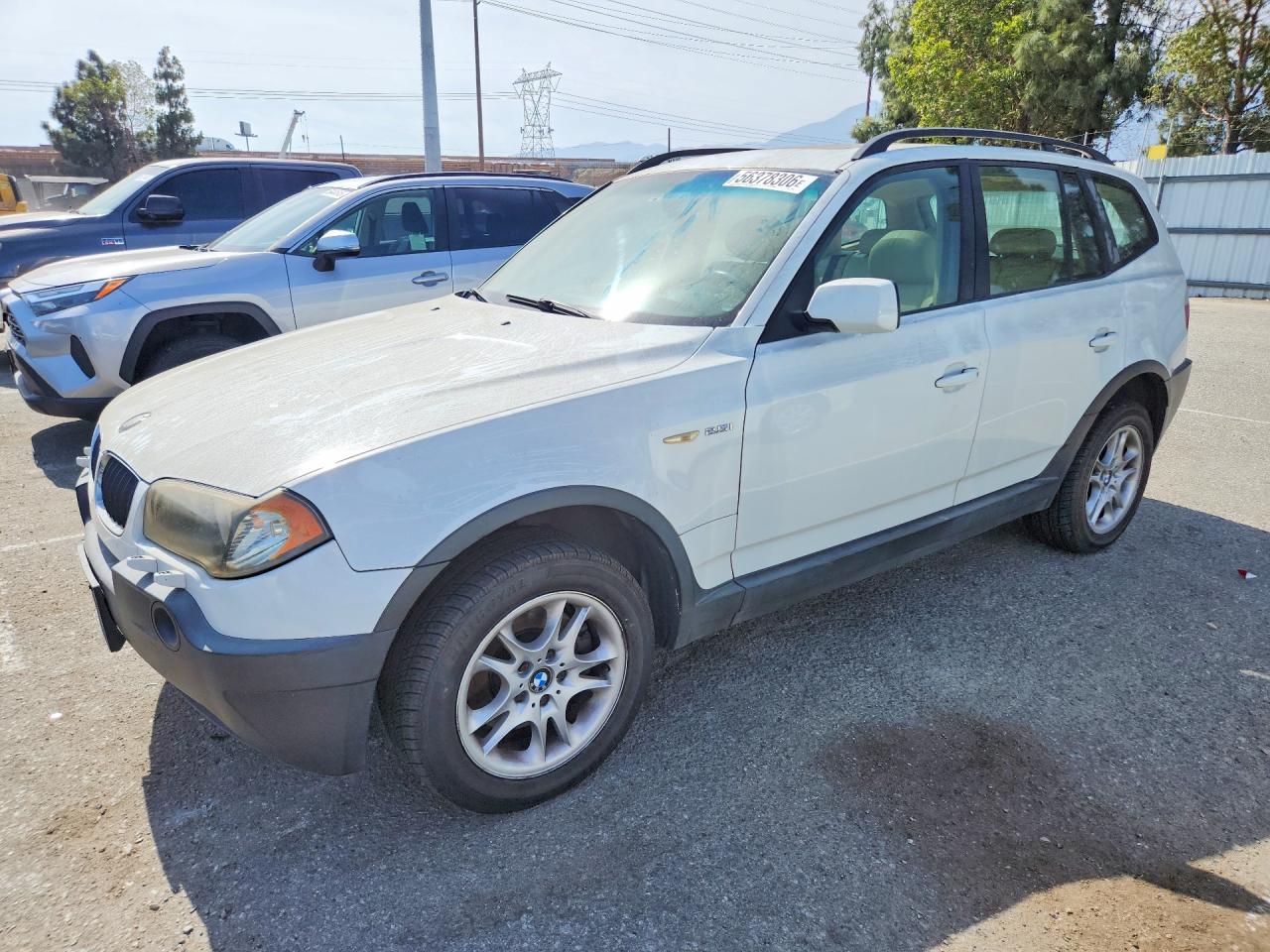 2004 Bmw X3 2.5i Белый vin: WBXPA73484WA77582