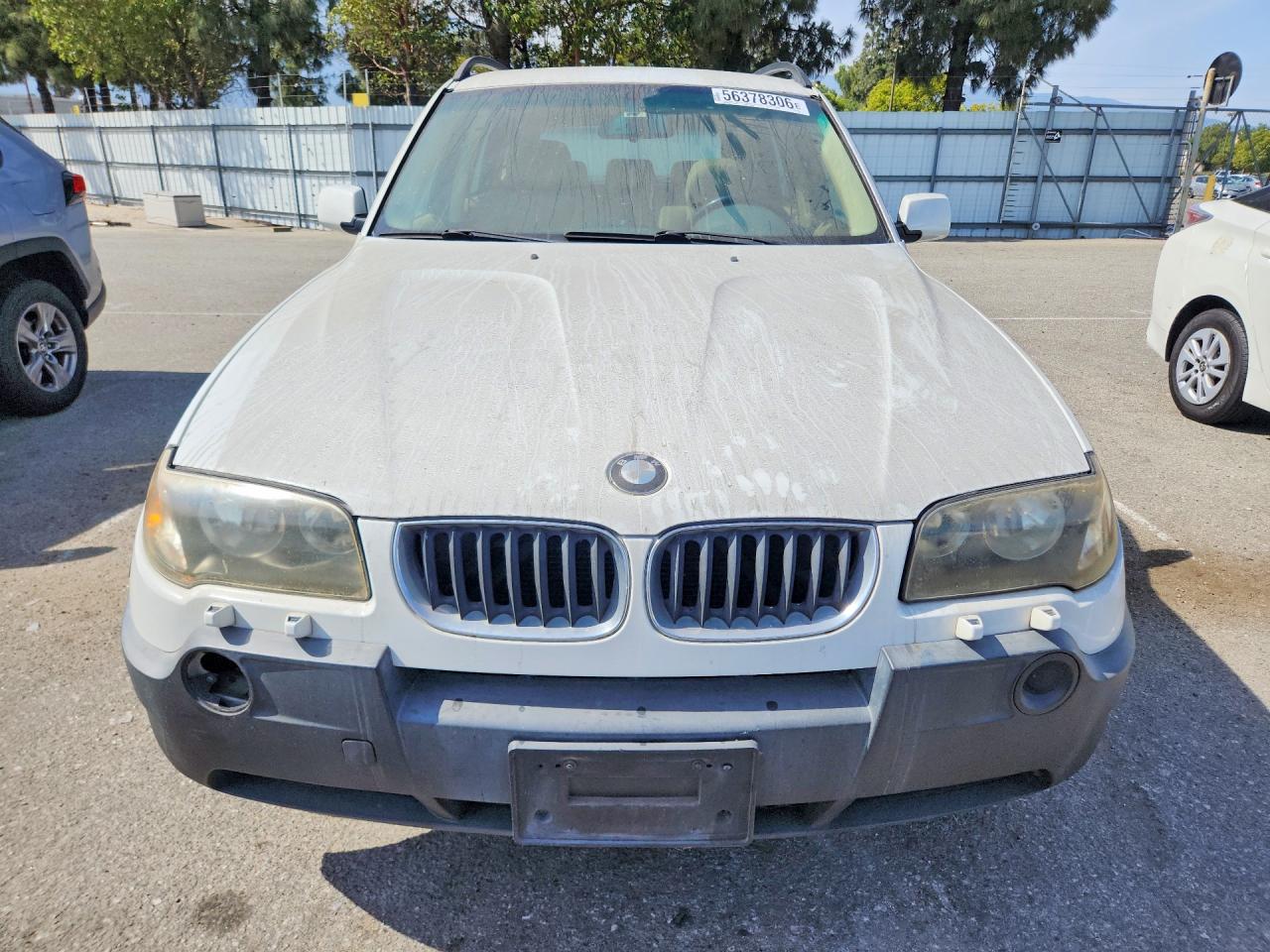 2004 Bmw X3 2.5i White vin: WBXPA73484WA77582