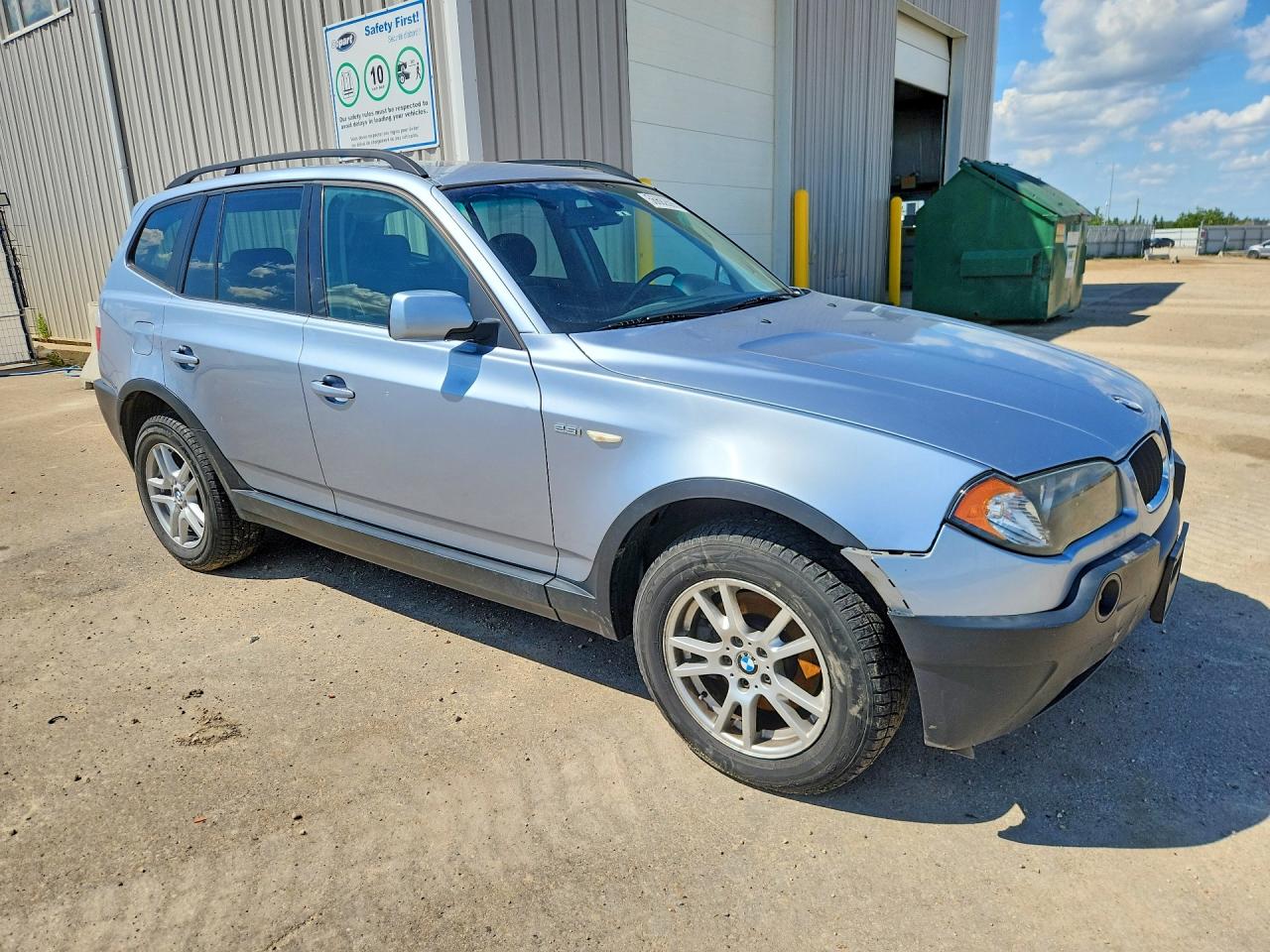 2005 Bmw X3 2.5i Blue vin: WBXPA73485WC49451