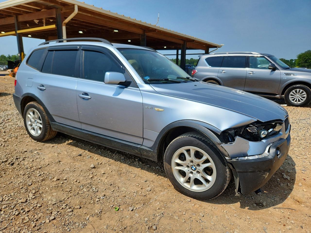 2004 Bmw X3 2.5i Синий vin: WBXPA73494WB26109