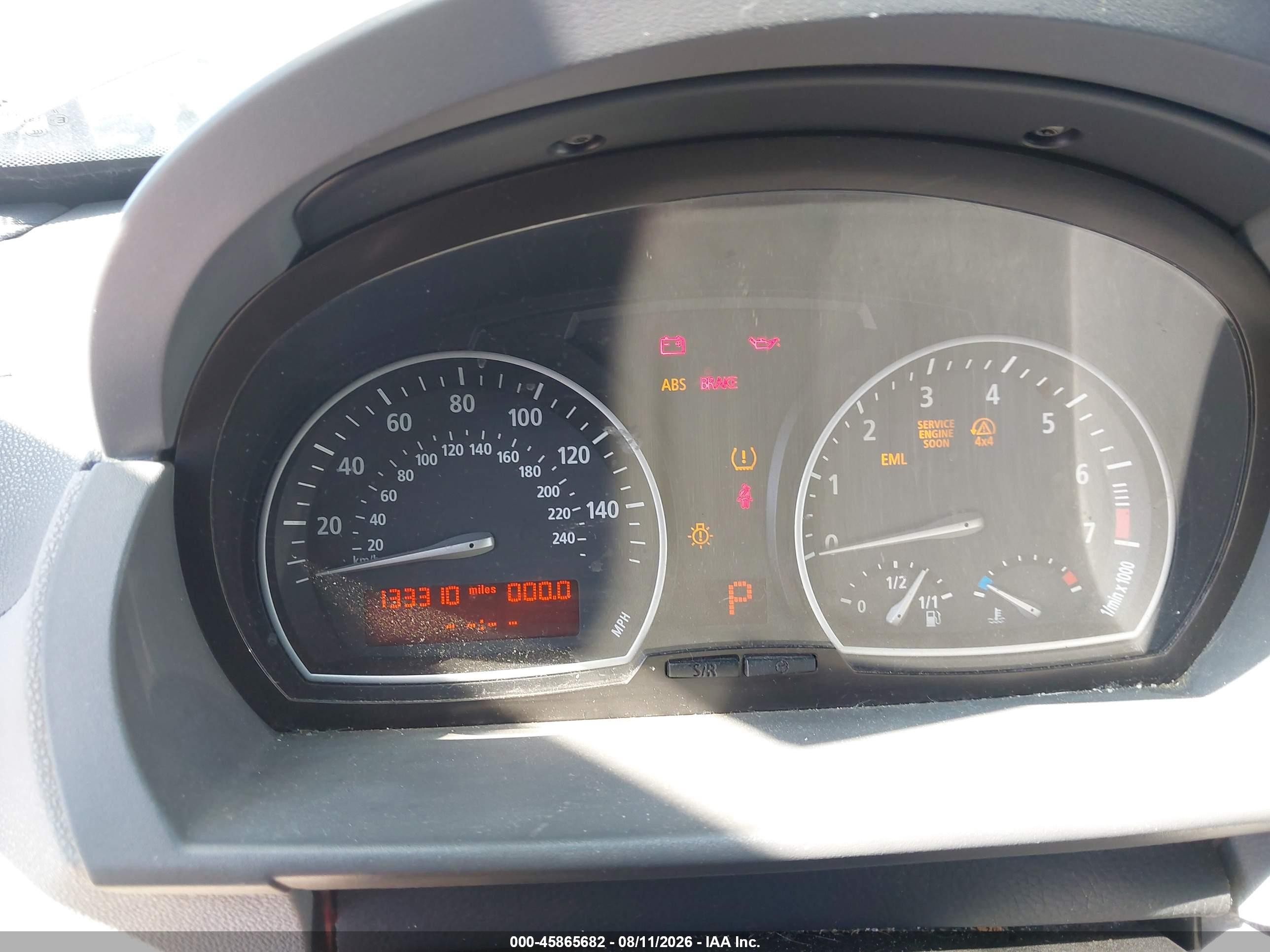 2004 Bmw X3 2.5i Silver vin: WBXPA73494WB29978