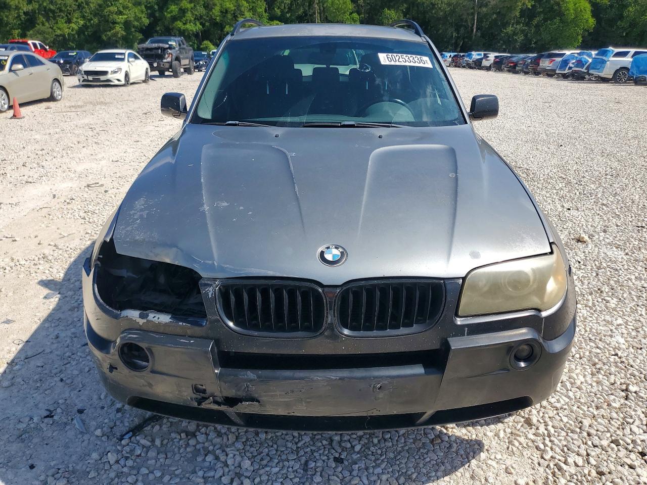 2004 Bmw X3 3.0i Silver vin: WBXPA93404WC32766