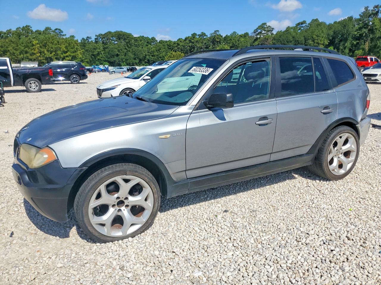 2004 Bmw X3 3.0i Silver vin: WBXPA93404WC32766